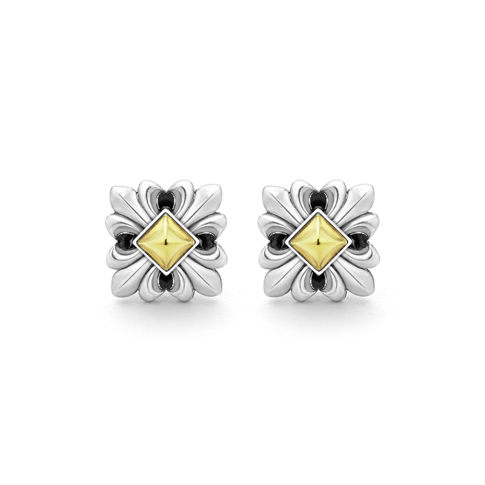 Anthem Two-Tone Medieval Stud Earrings - Image 4