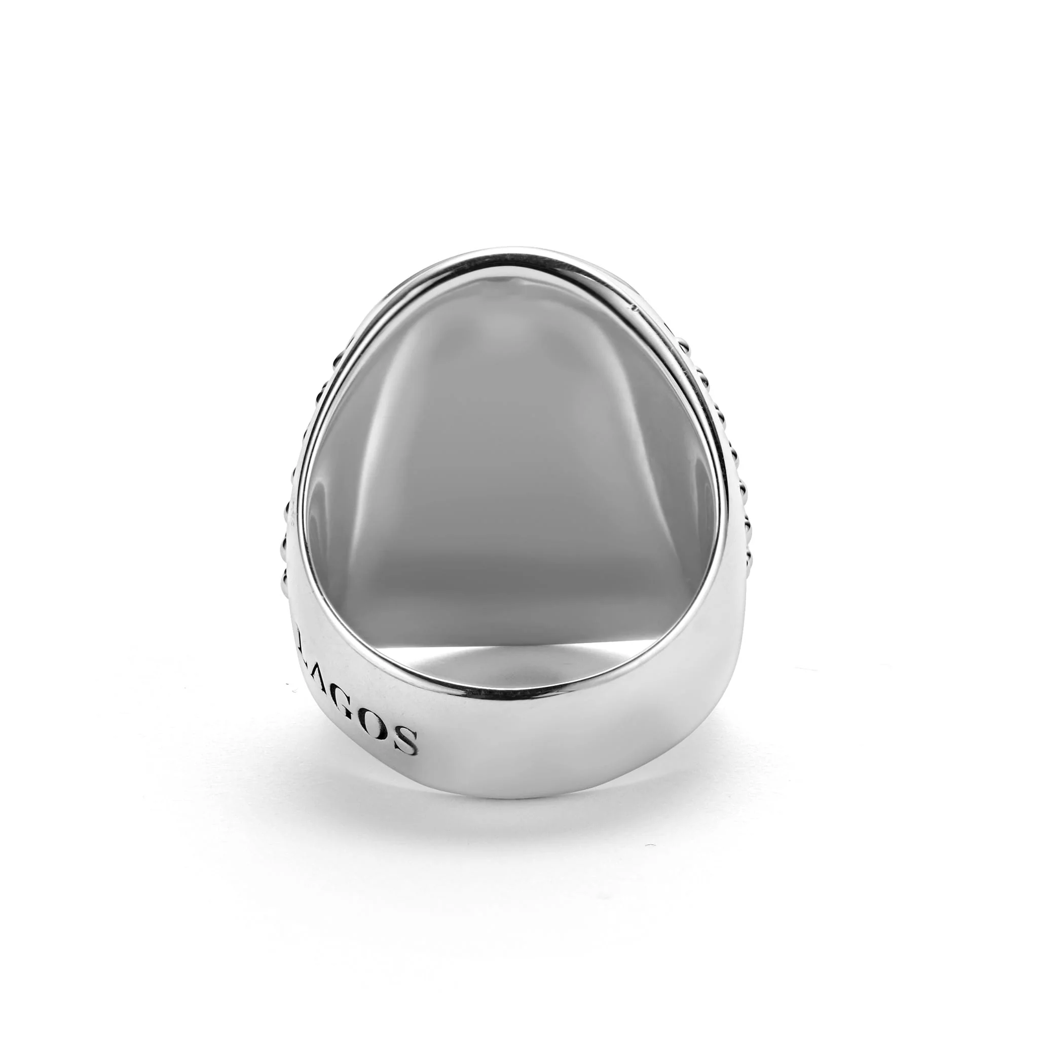 Anthem Sterling Silver Skull Signet Ring - Image 5