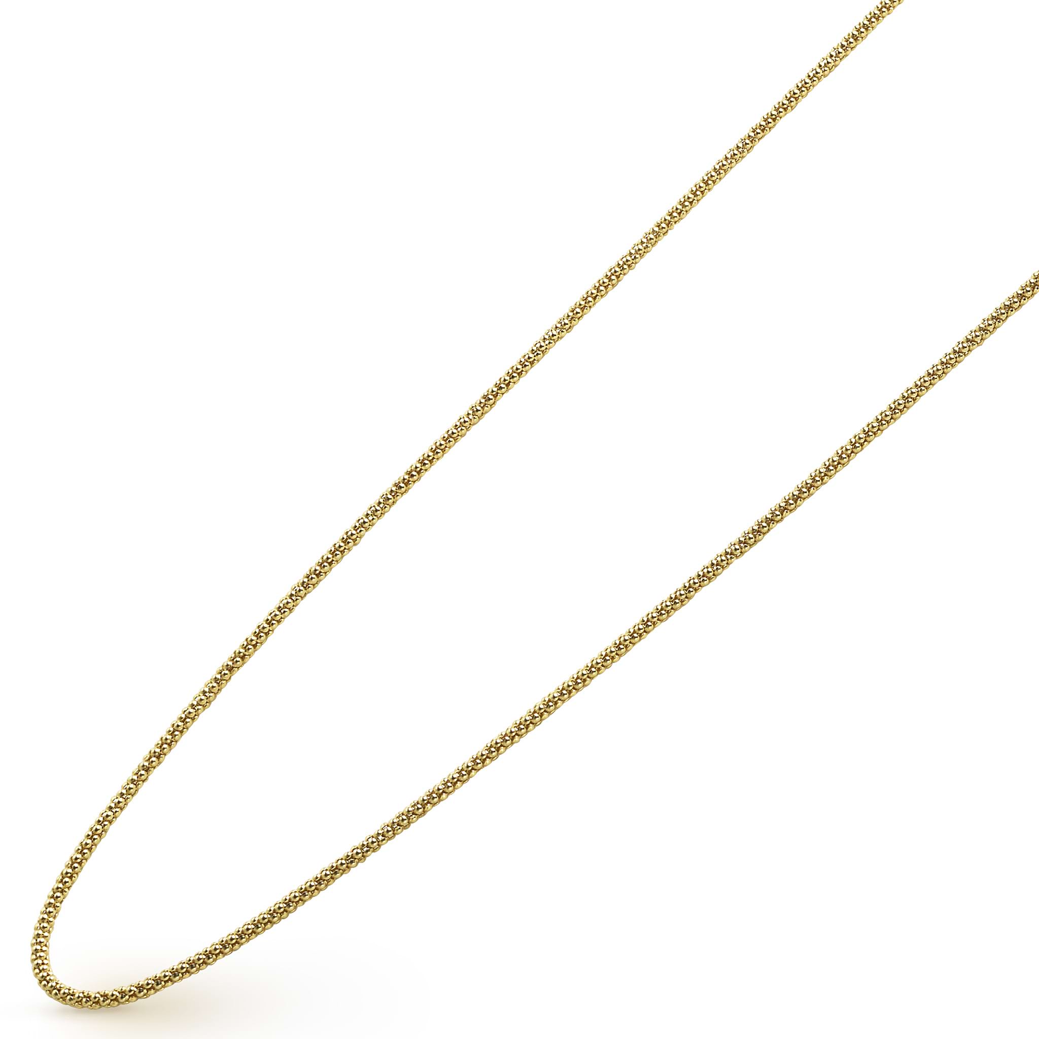 18K Gold Caviar Chain Necklace | 2mm - Image 6