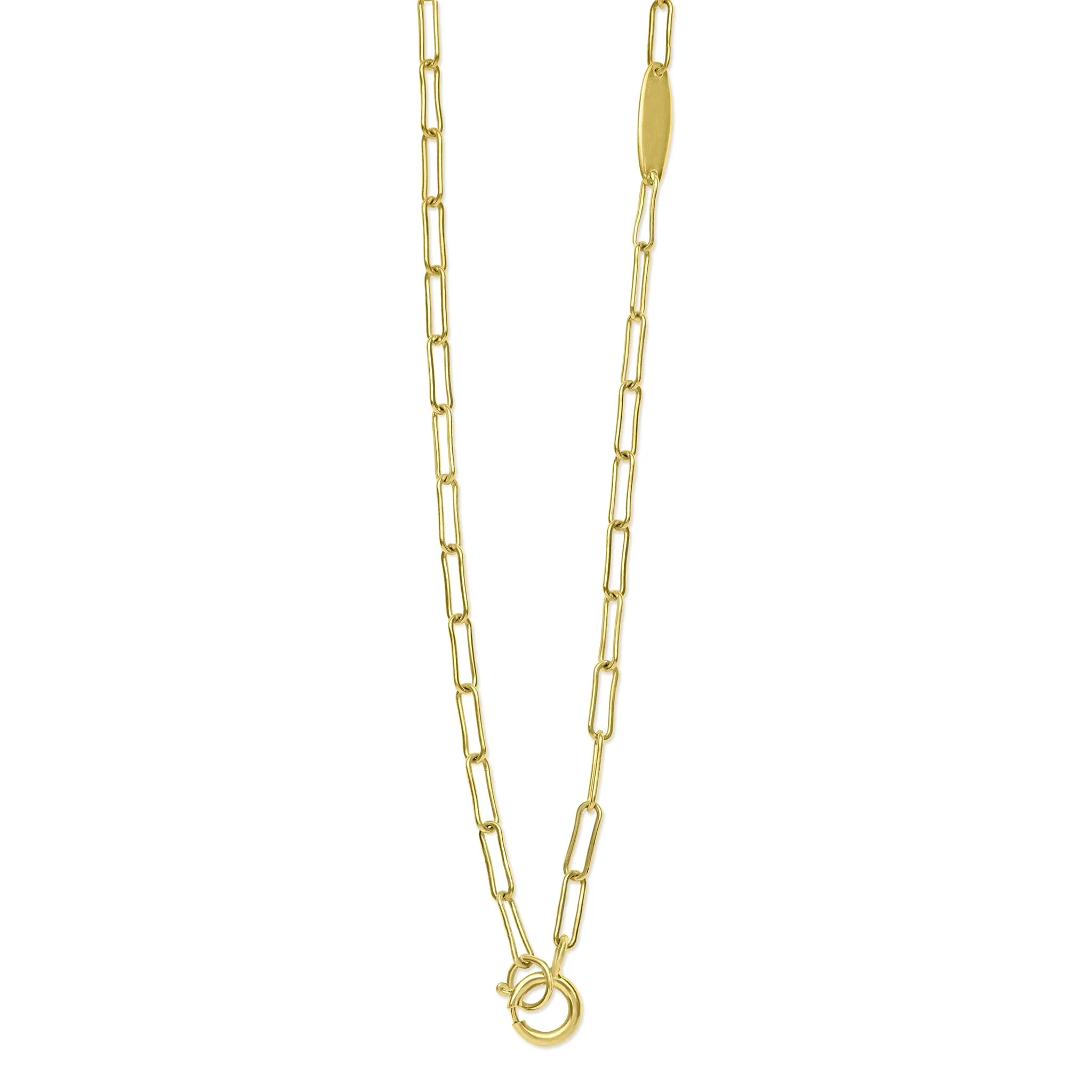 Anthem 18K Gold Paperclip Link Chain Necklace - Image 5