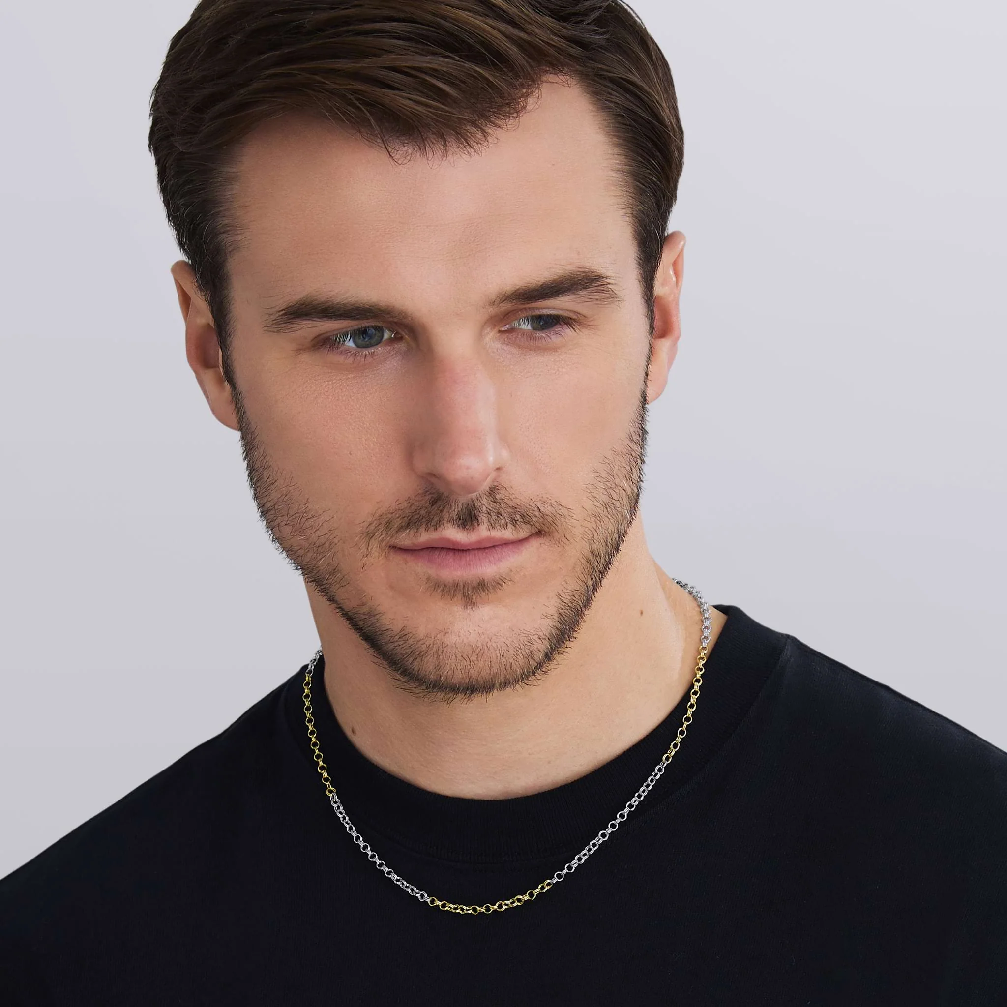 Anthem Two-Tone High Jinks Link Chain Necklace | 3.5mm - Image 2