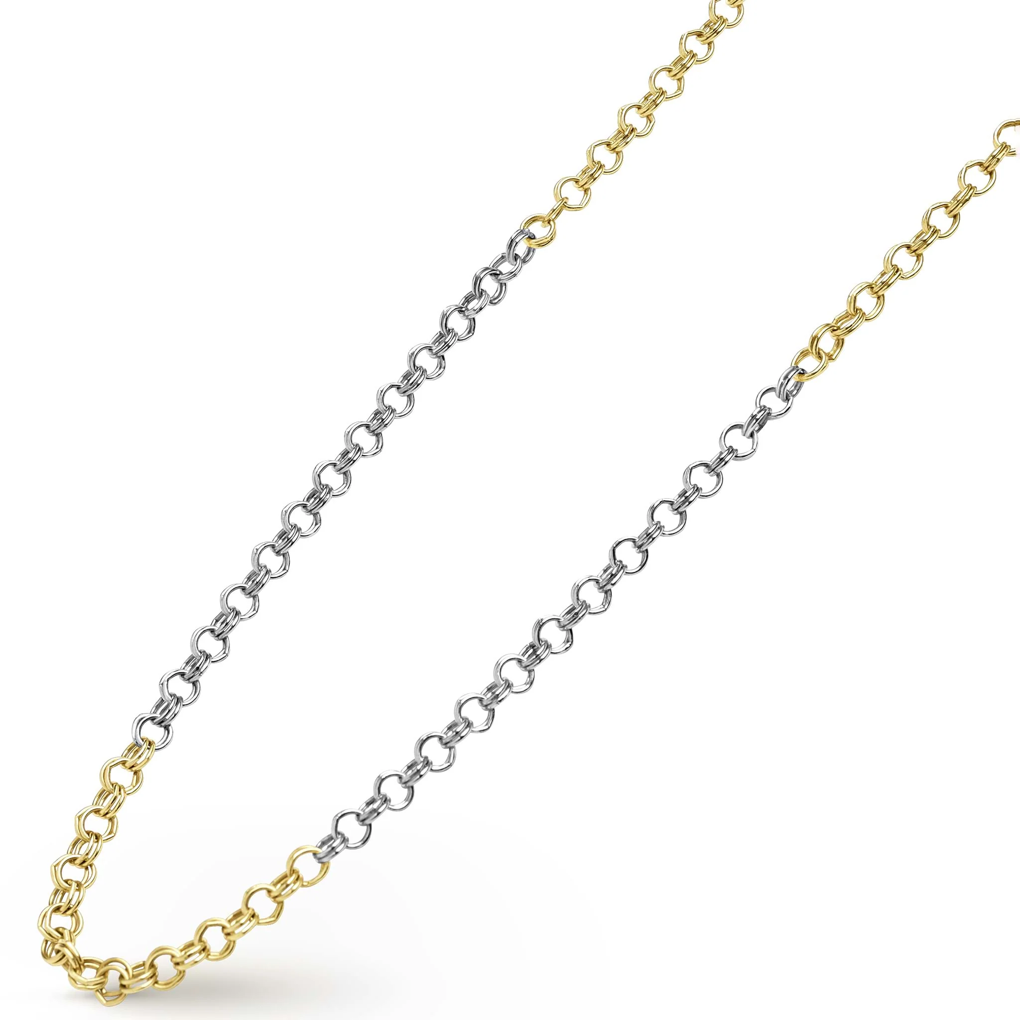 Anthem Two-Tone High Jinks Link Chain Necklace | 3.5mm - Image 4
