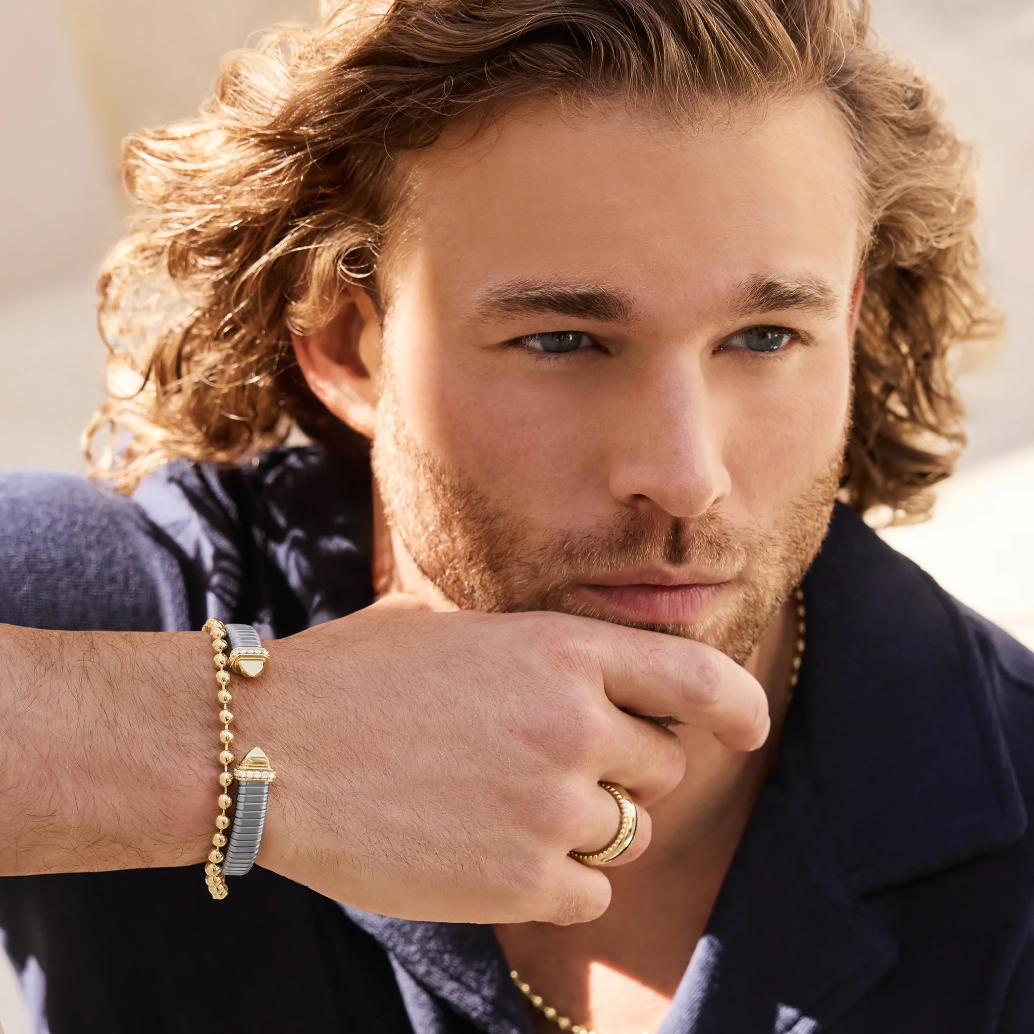 18K Gold Ball Chain Bracelet | 5mm - Image 5