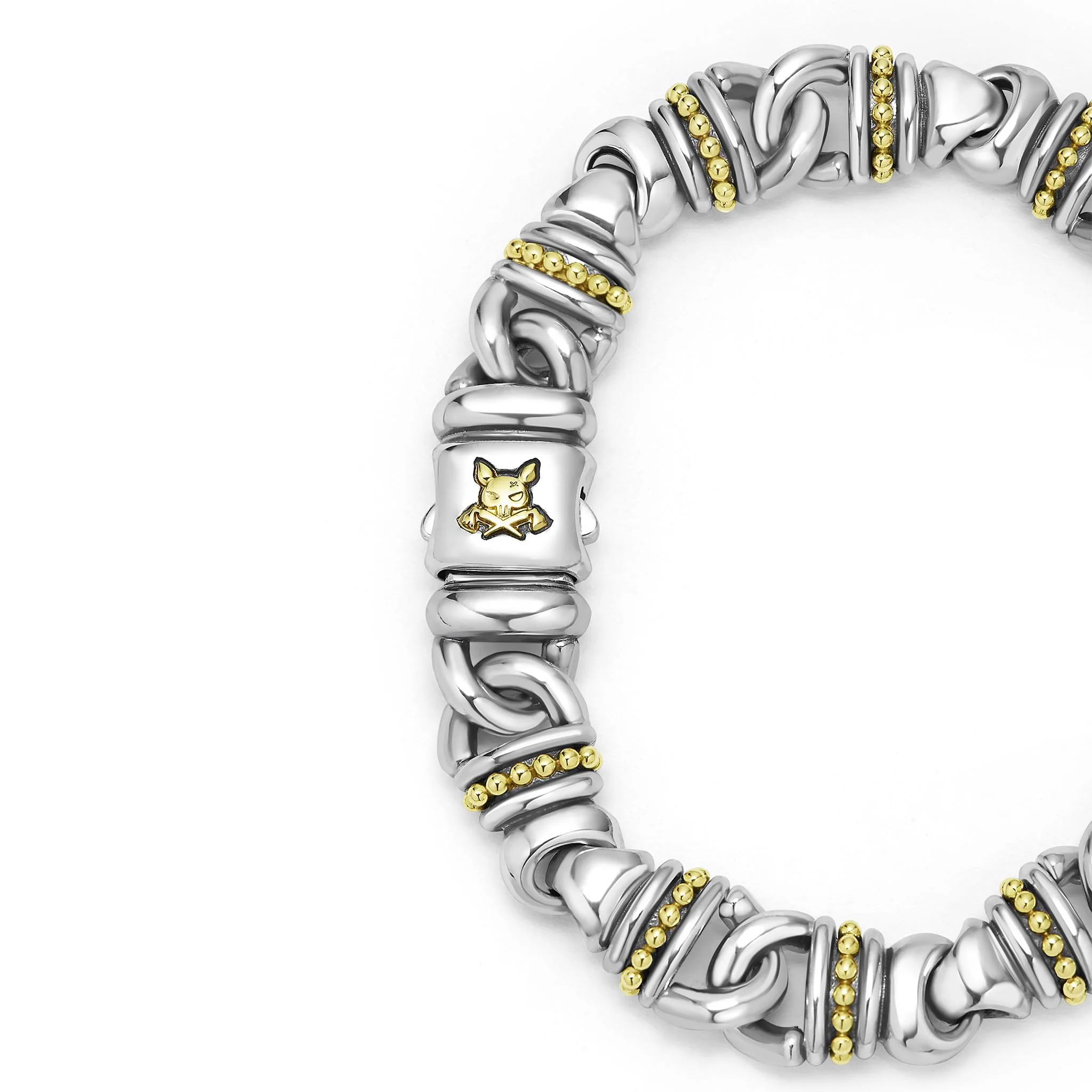 Anthem Two-Tone Curb Link Chain Bracelet | 13mm - Image 4