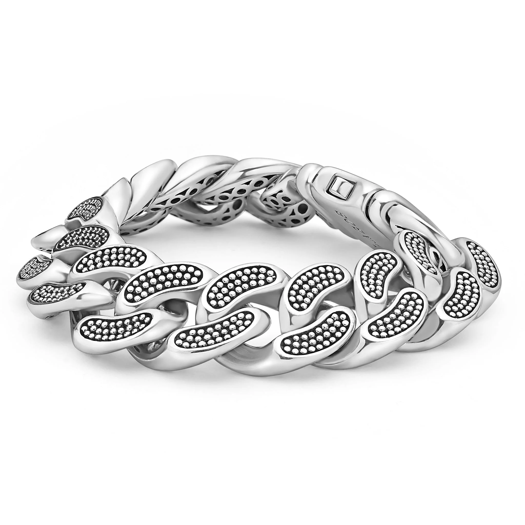 Anthem Silver Curb Link Chain Bracelet | 19mm - Image 6
