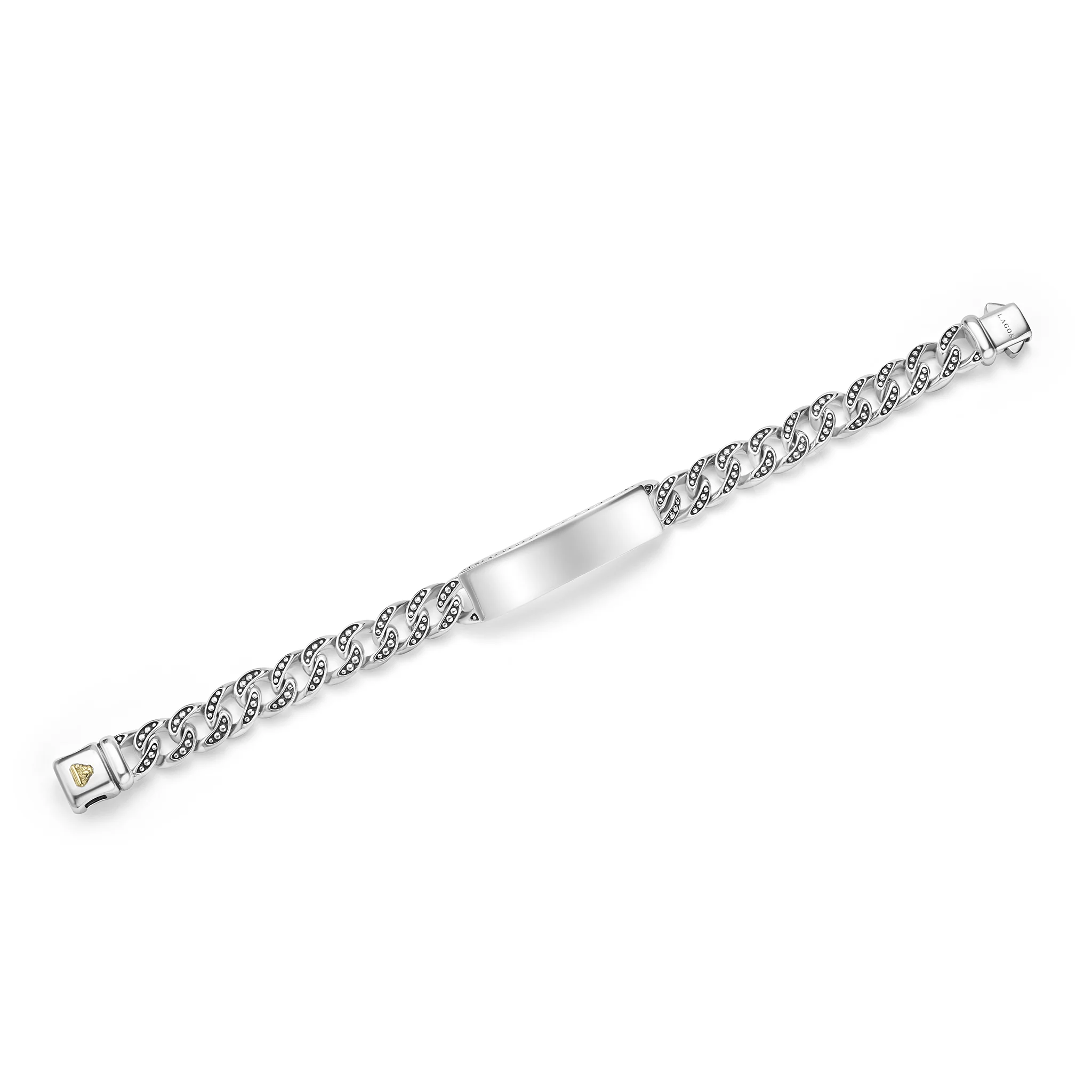 Anthem Sterling Silver Engravable ID Curb Link Bracelet | 10mm - Image 5