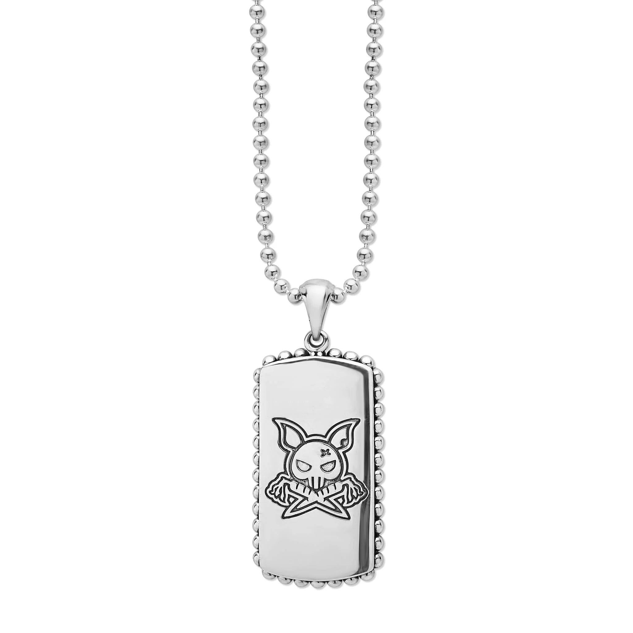 Anthem Black Agate Tag Amulet Necklace - Image 5