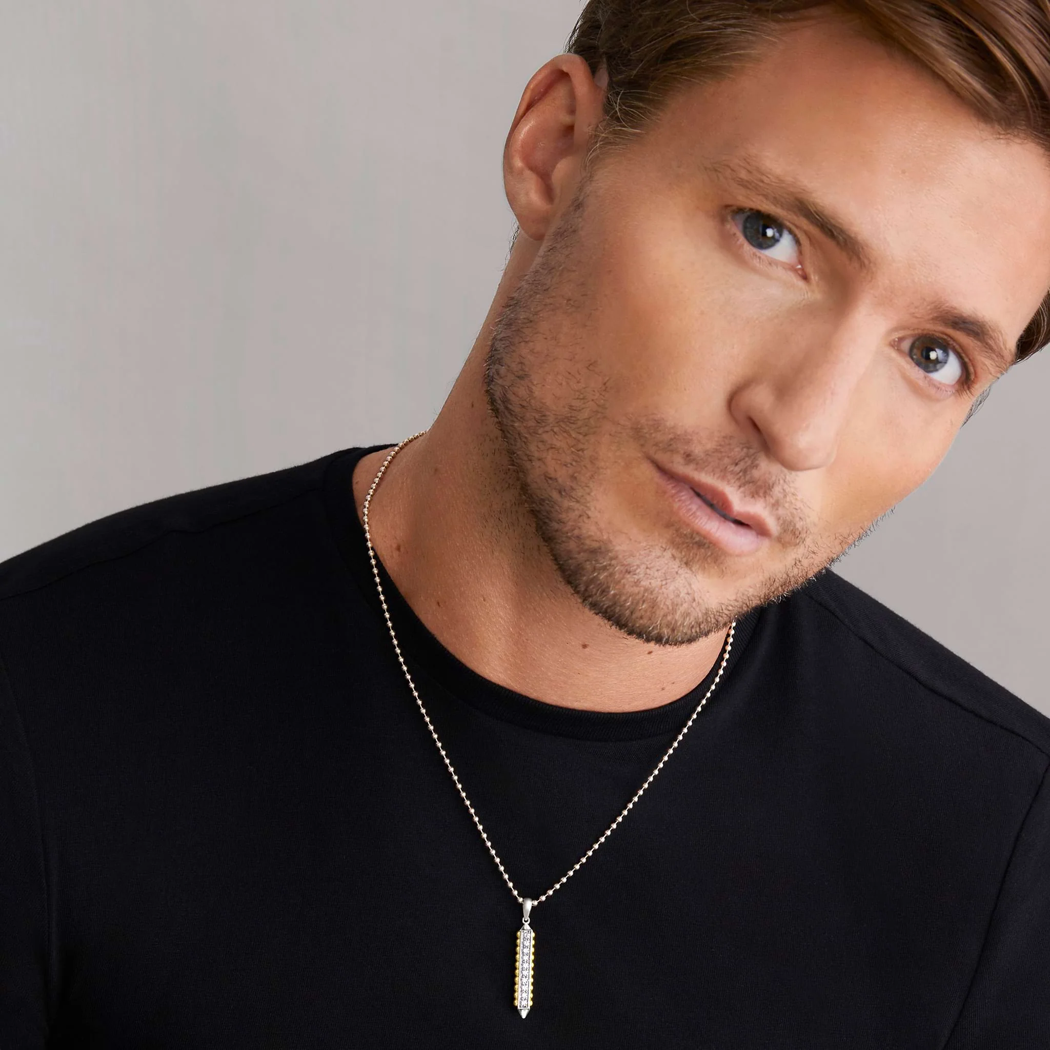 Anthem Diamond Bar Amulet Necklace - Image 2