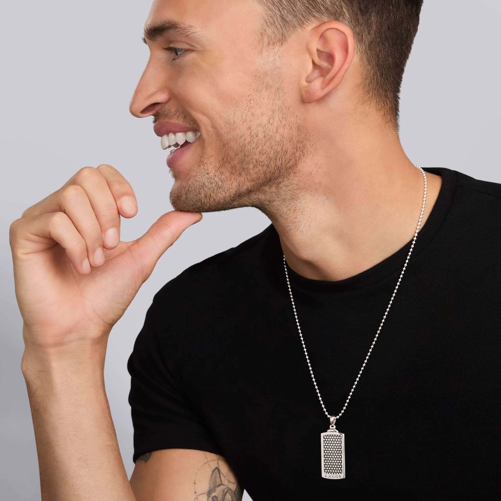 Anthem Caviar Tag Amulet Necklace - Image 2