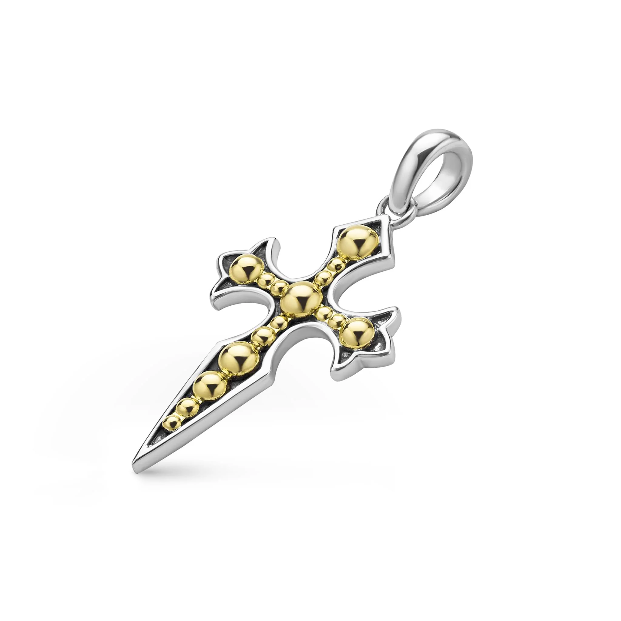 Anthem Two-Tone Medieval Cross Amulet - Image 3