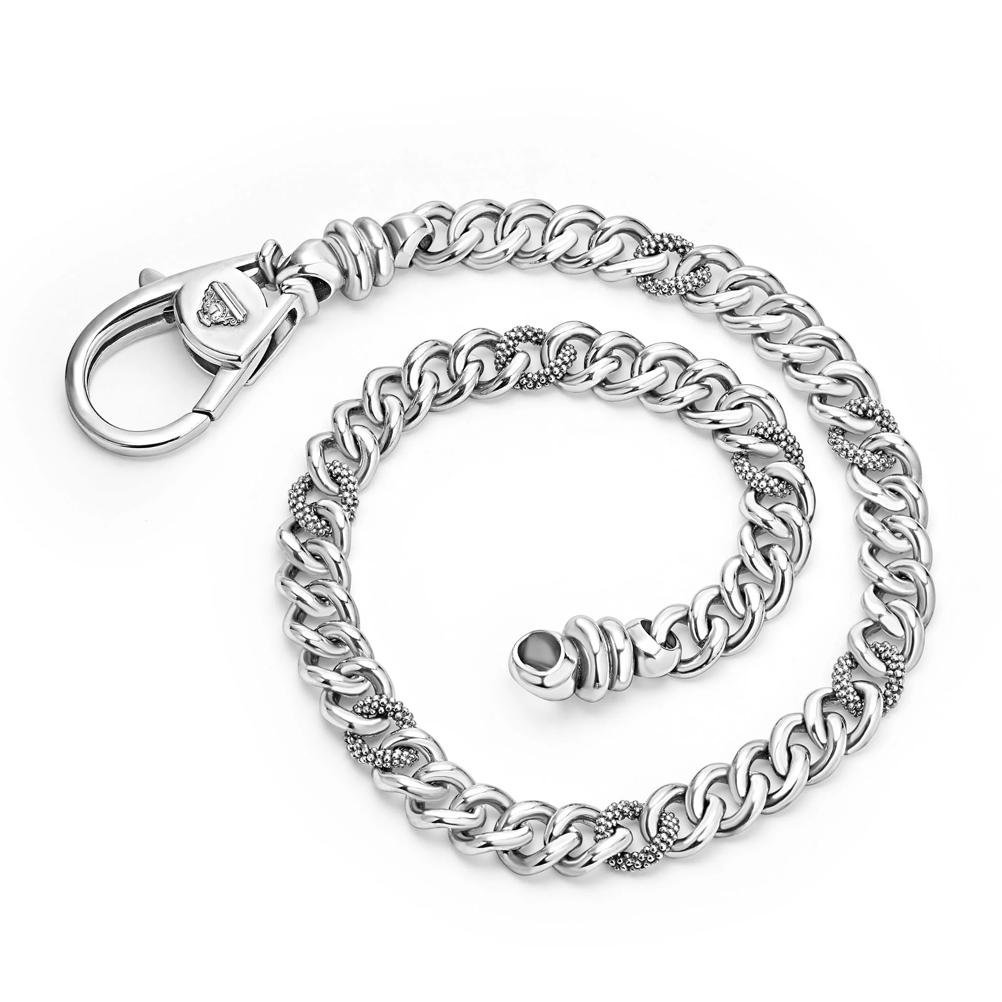 Anthem Caviar Beaded Chain Necklace | 12mm - Image 3