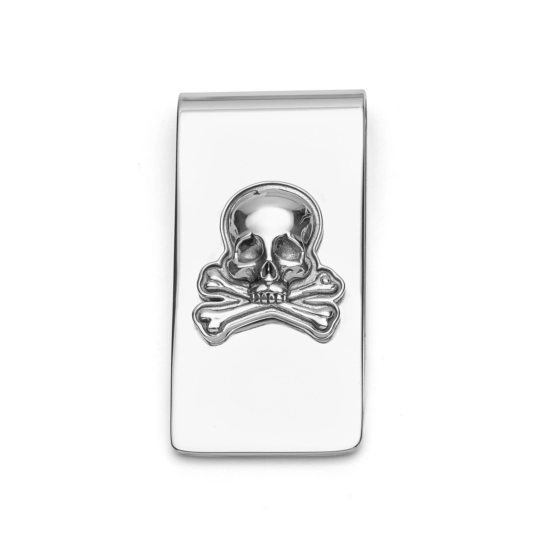 Anthem Silver Skull Money Clip