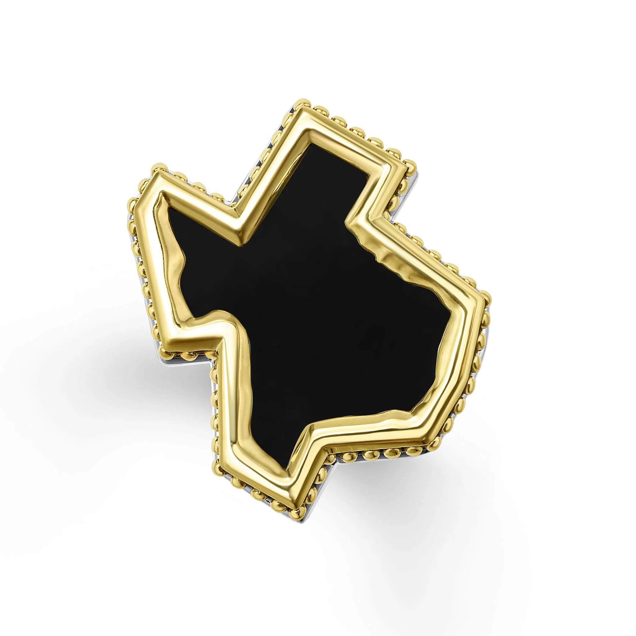 Anthem Black Agate Texas State Ring - Image 3