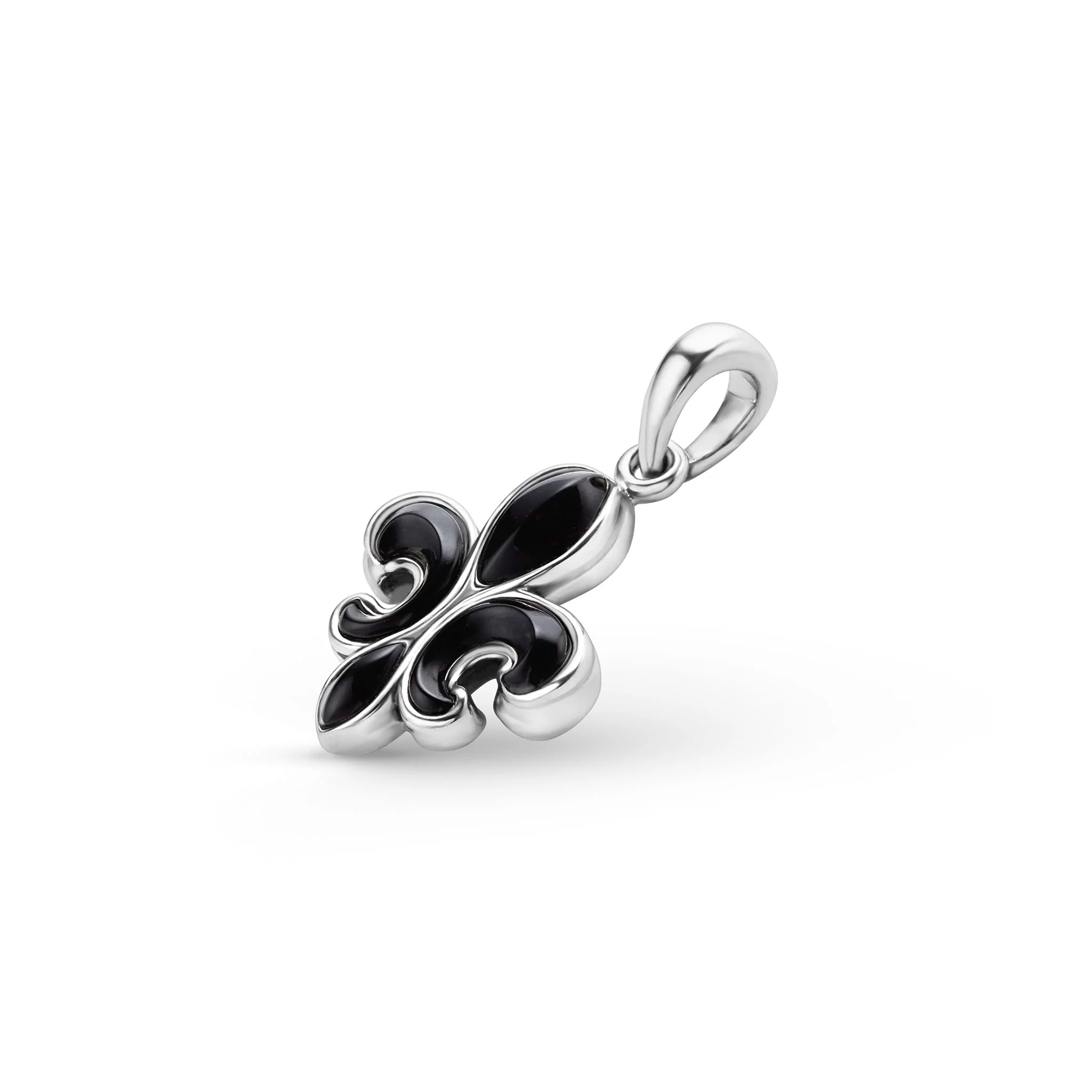 Anthem Black Agate Fleur De Lis Amulet - Image 3
