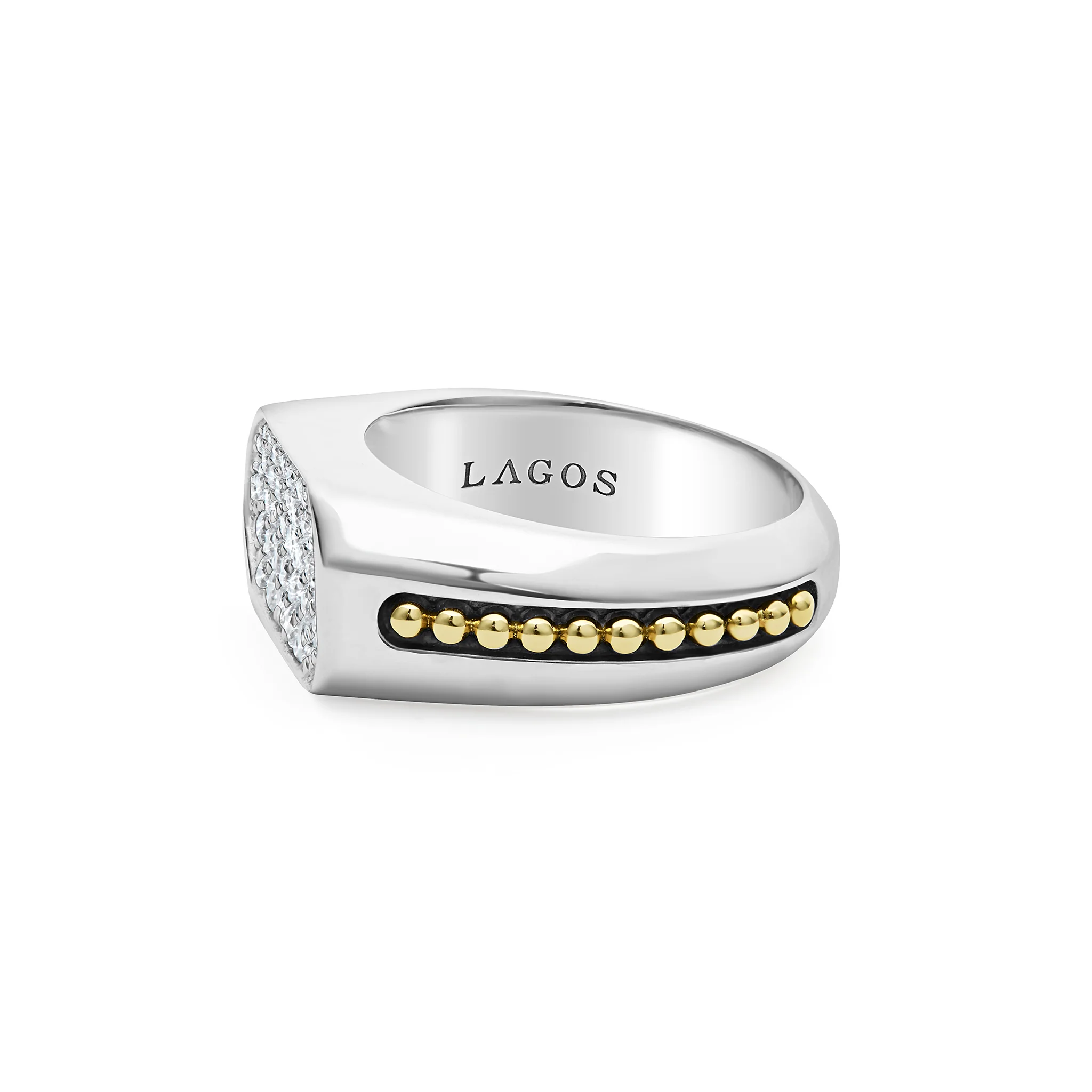 Anthem Two-Tone Octagon Diamond Ring - Image 3