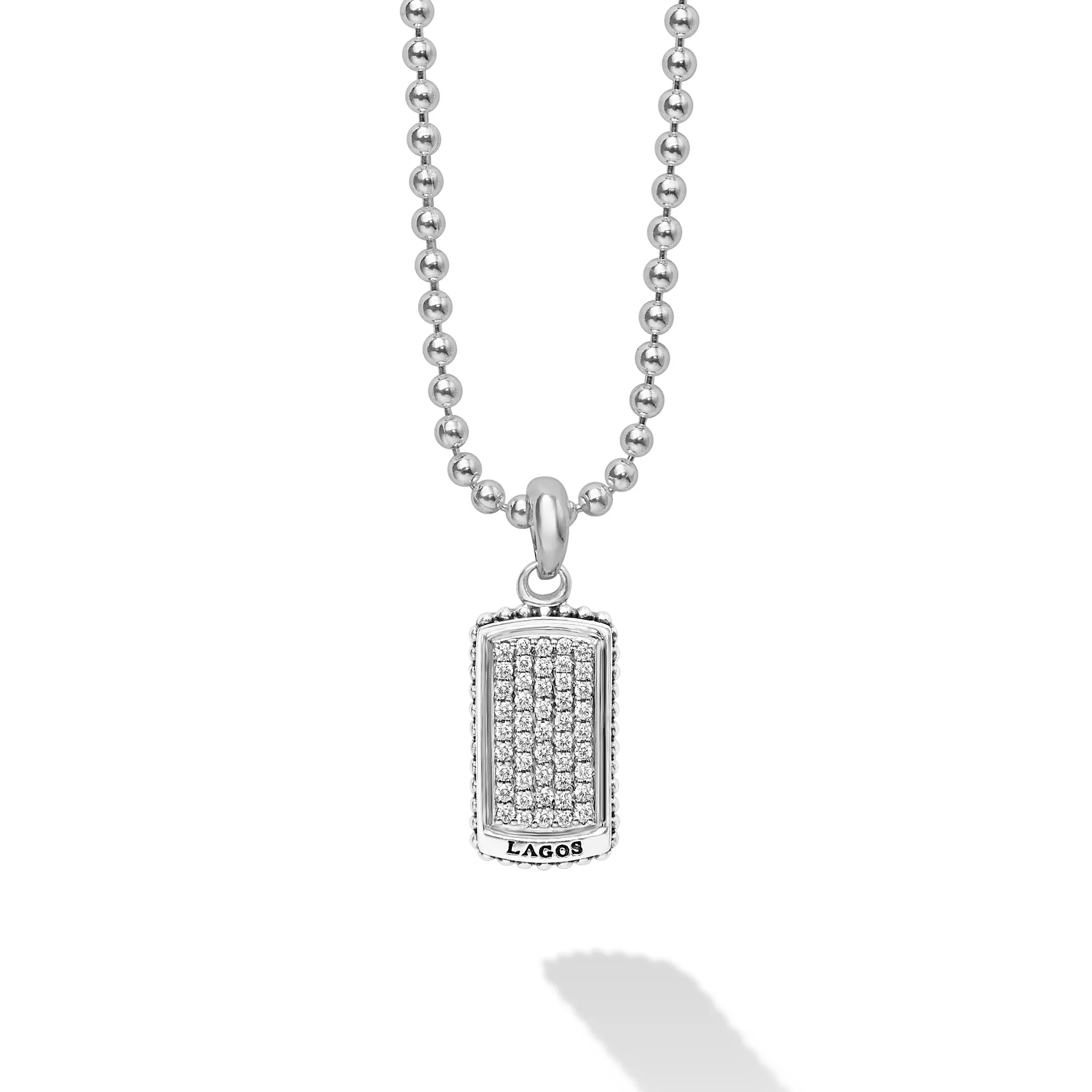 Anthem Diamond Tag Amulet Necklace