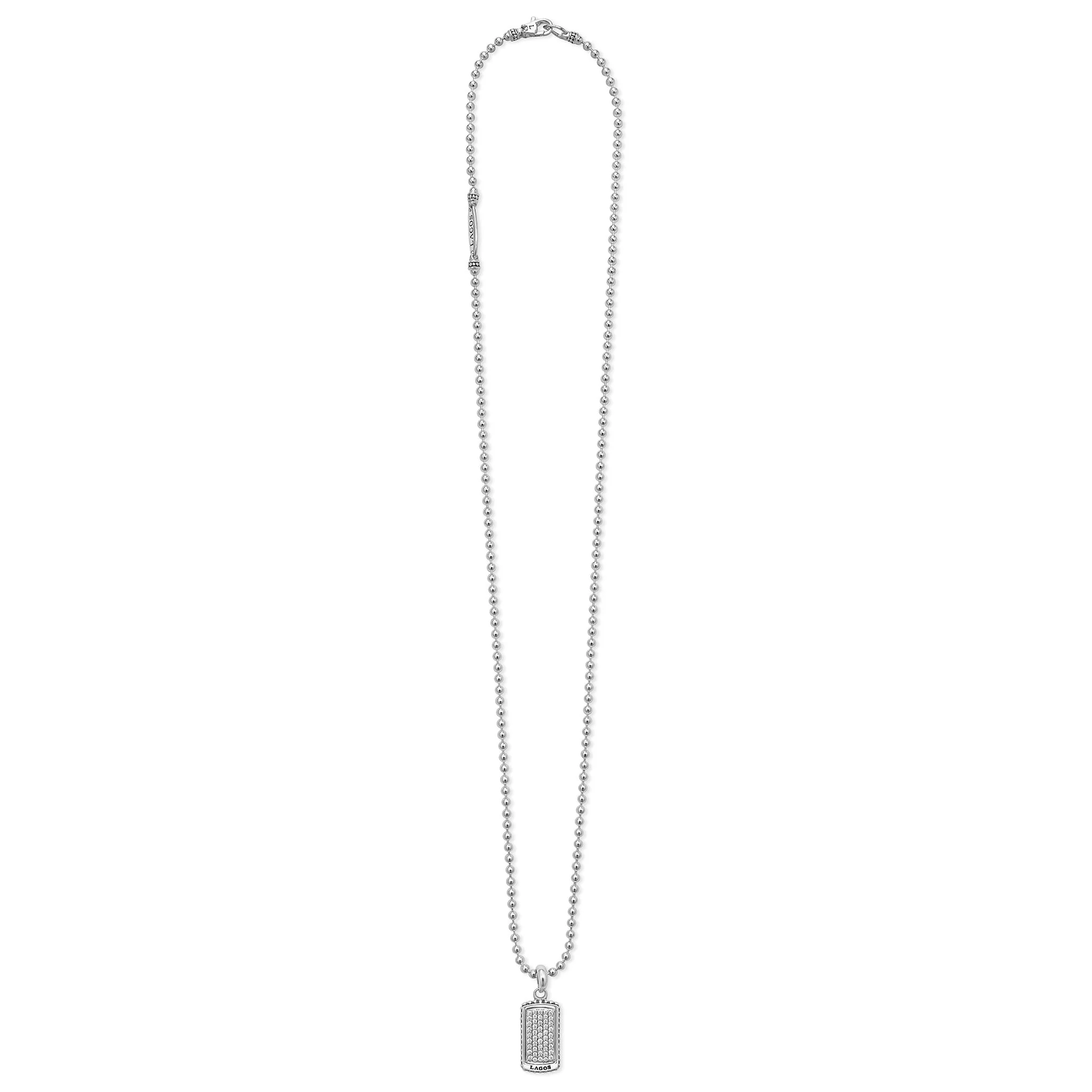 Anthem Diamond Tag Amulet Necklace - Image 3