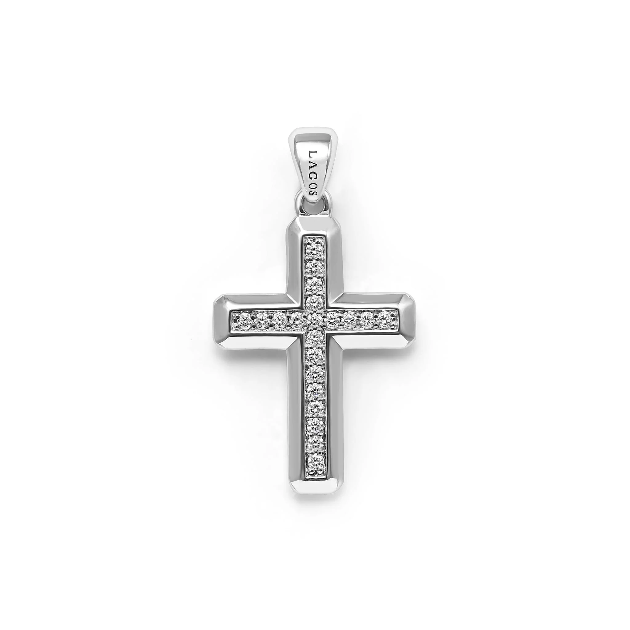 Anthem Sterling Silver & Diamond Cross Amulet