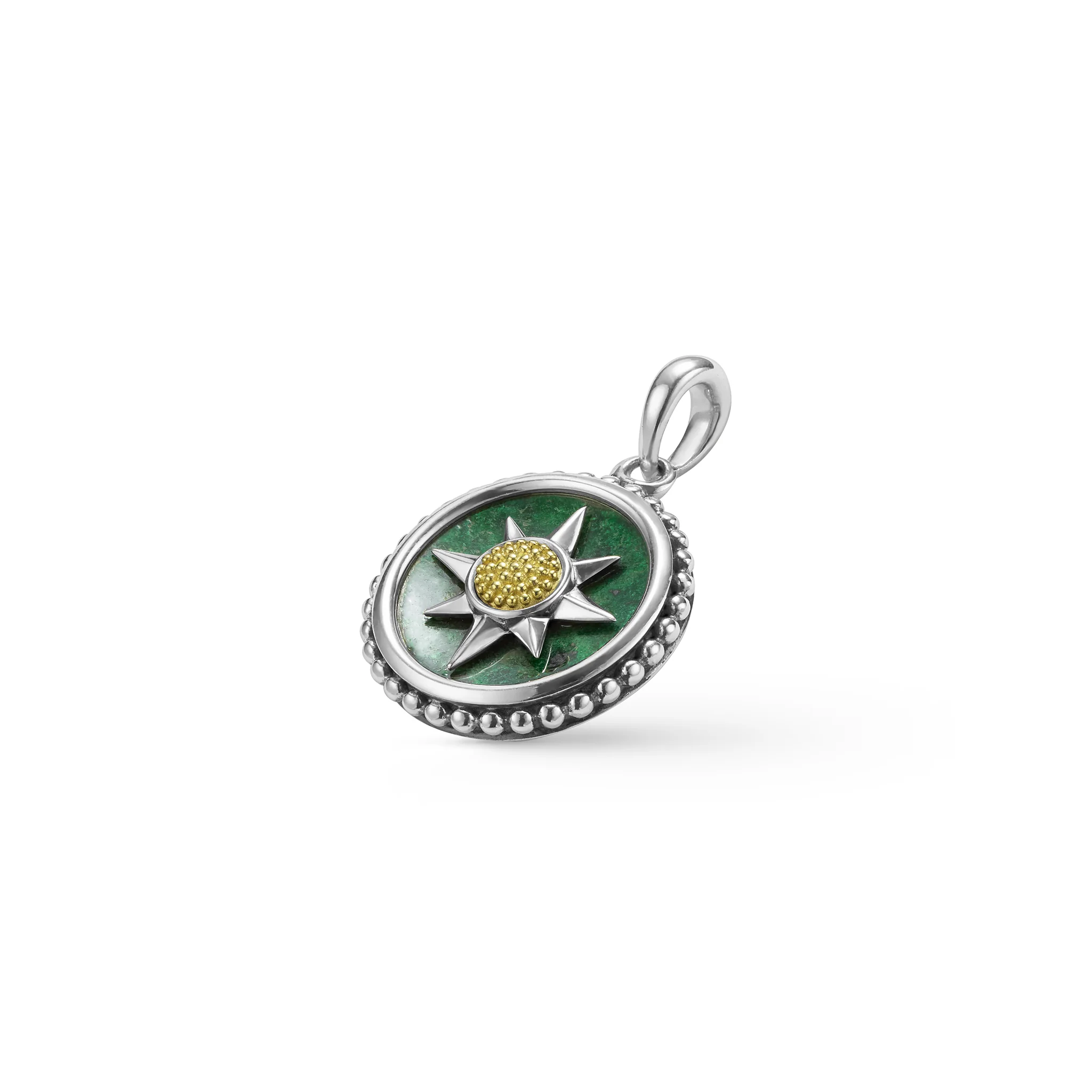 Anthem Small Two-Tone Jade Sun Amulet - Image 3