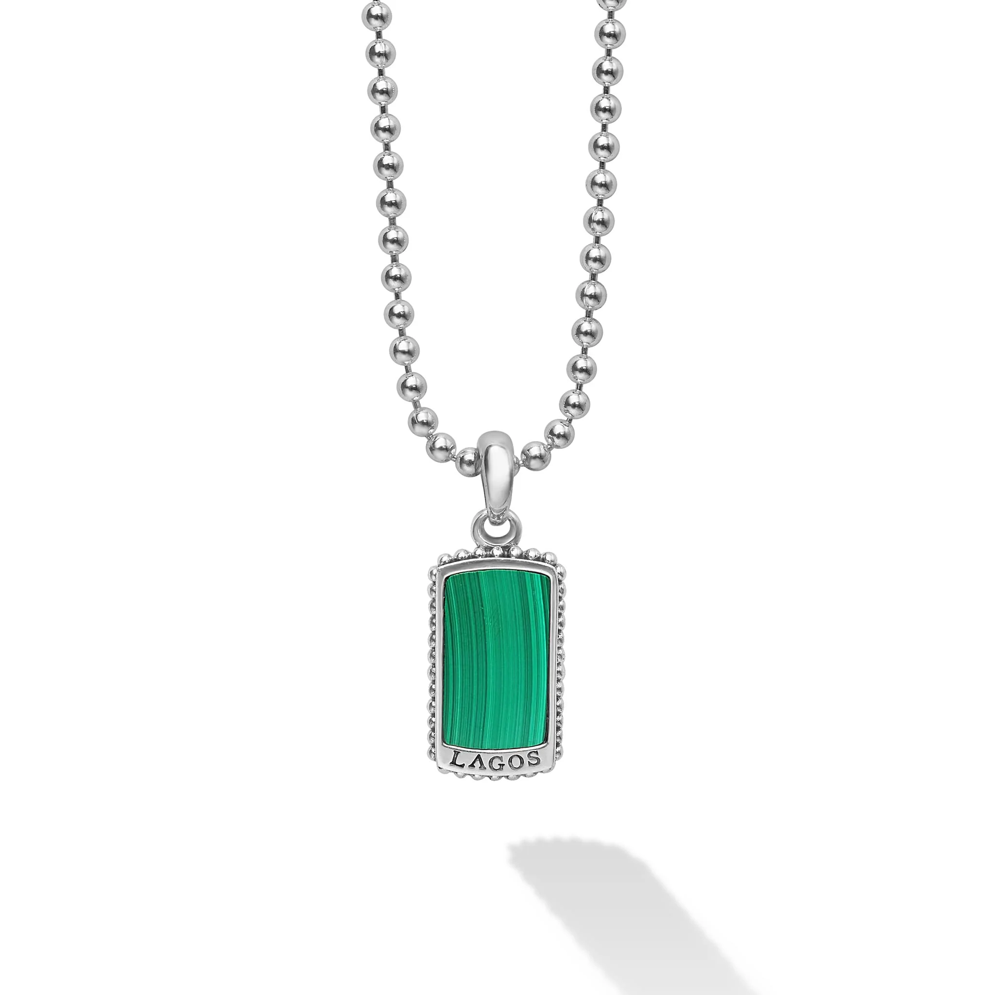 Anthem Malachite Tag Amulet Necklace
