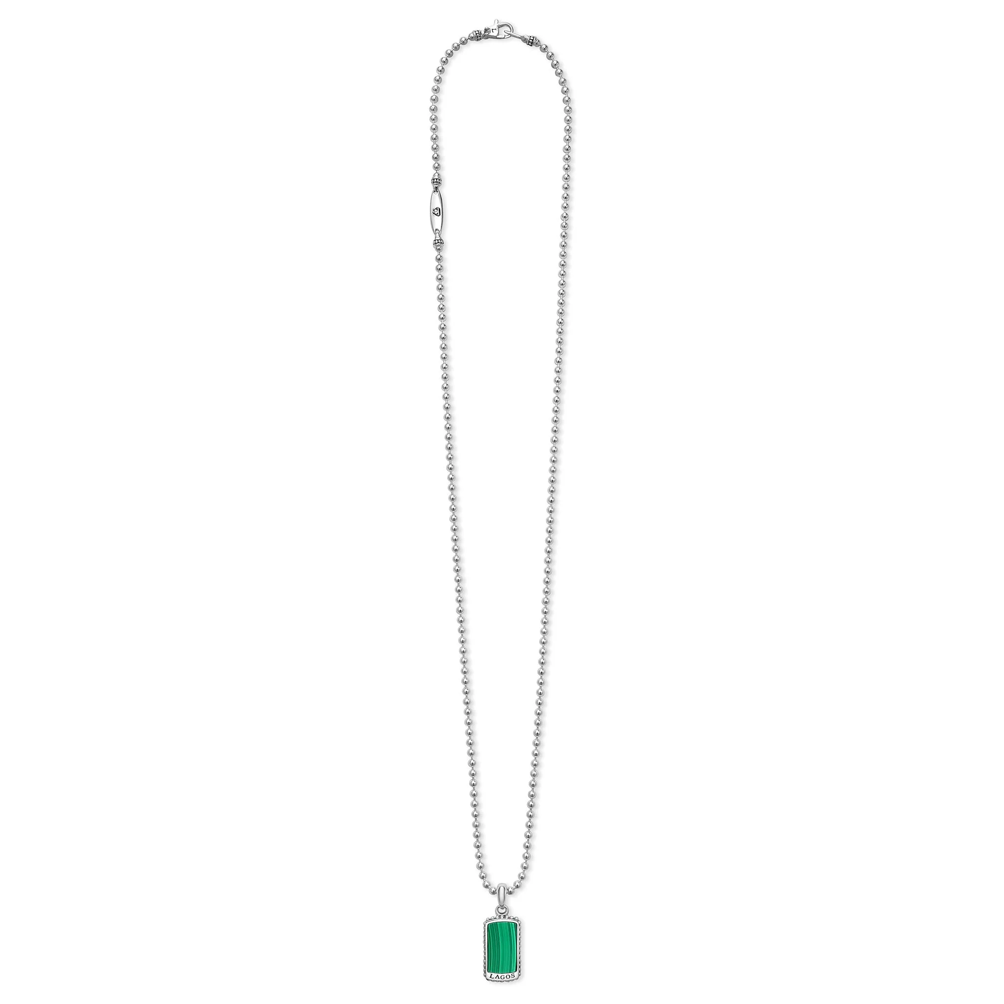 Anthem Malachite Tag Amulet Necklace - Image 3