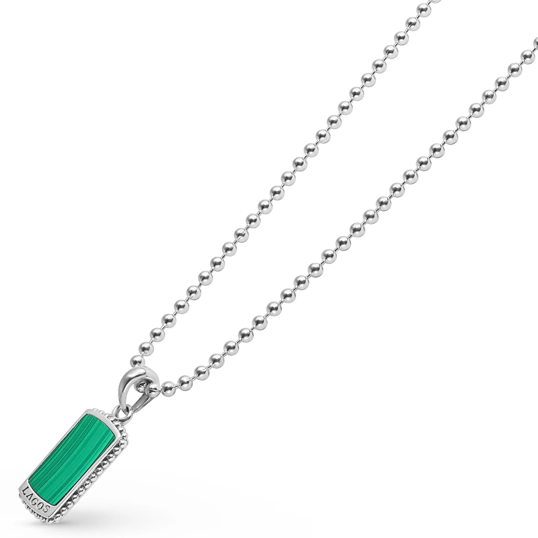 Anthem Malachite Tag Amulet Necklace - Image 4