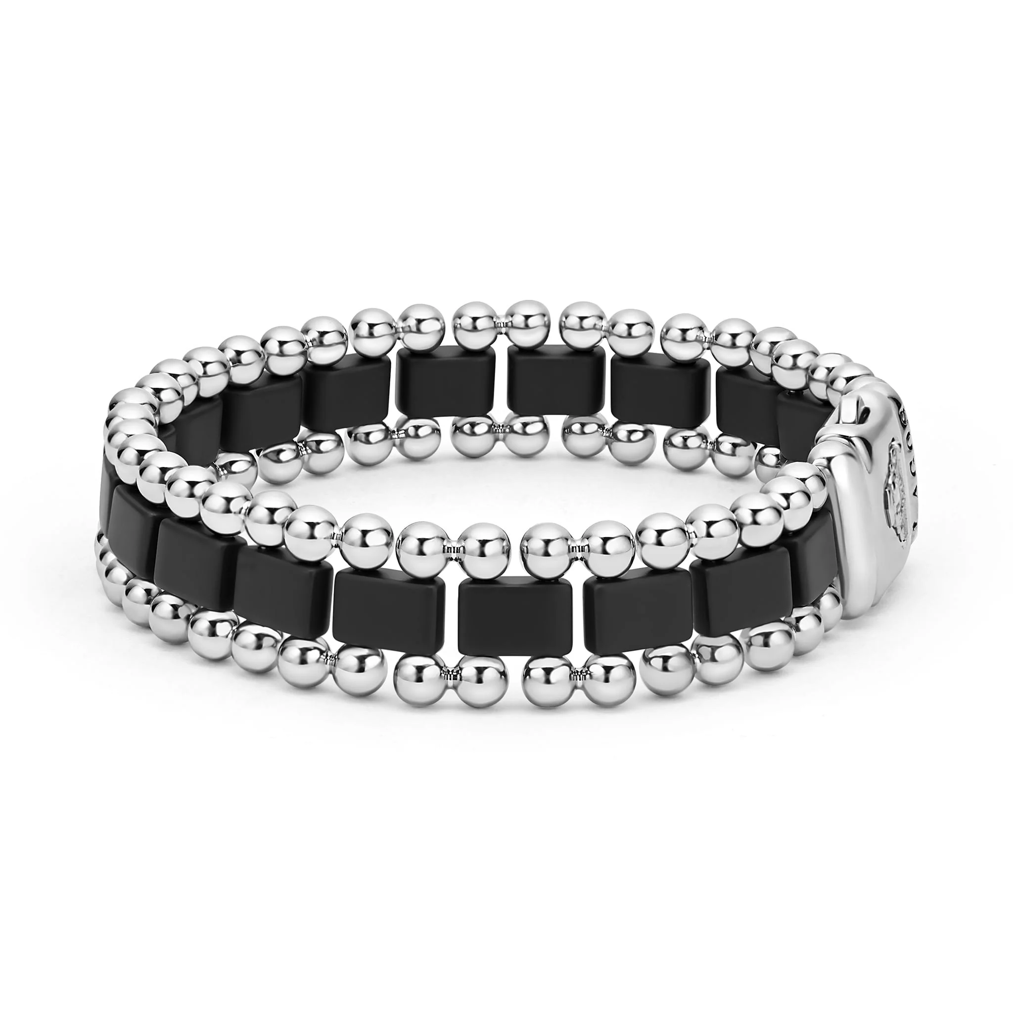 Anthem Matte Black Ceramic Link Bracelet - Image 3
