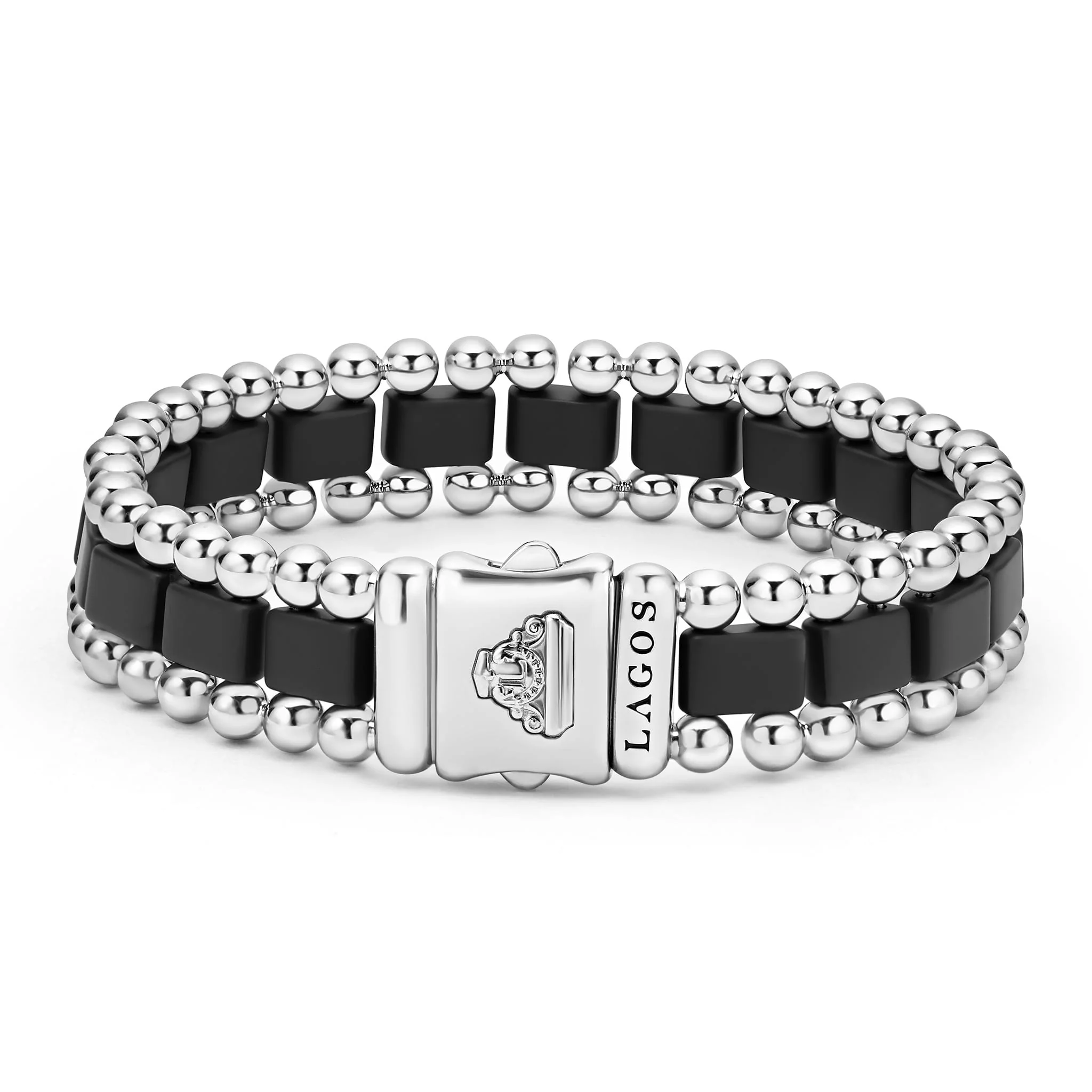 Anthem Matte Black Ceramic Link Bracelet - Image 4