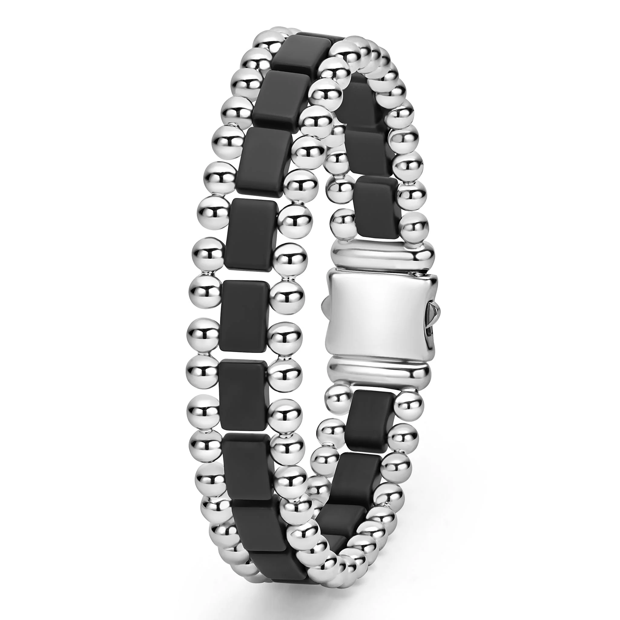 Anthem Matte Black Ceramic Link Bracelet - Image 5