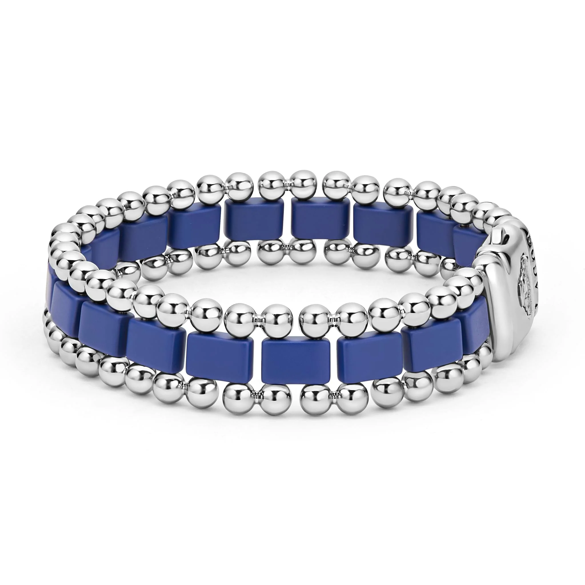 Anthem Matte Ultramarine Ceramic Link Bracelet - Image 3