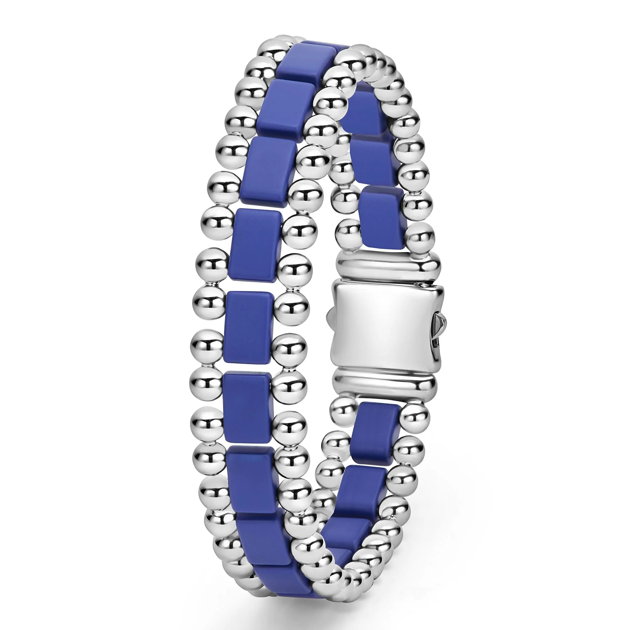 Anthem Matte Ultramarine Ceramic Link Bracelet - Image 4