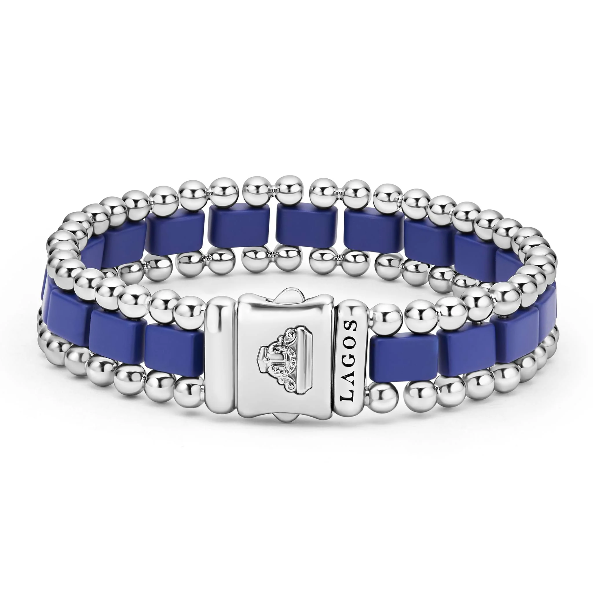 Anthem Matte Ultramarine Ceramic Link Bracelet - Image 5