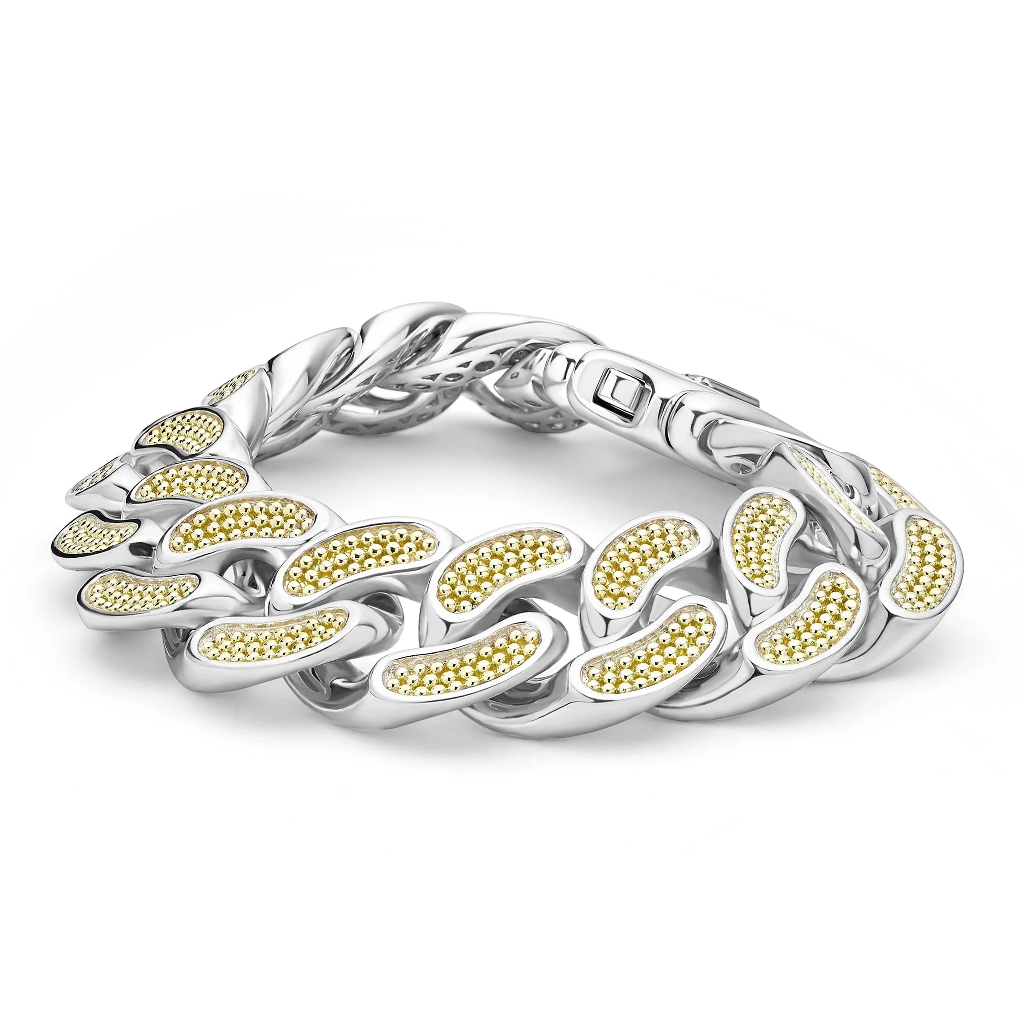 Anthem Two-Tone Curb Link Chain Bracelet | 19mm - Image 3
