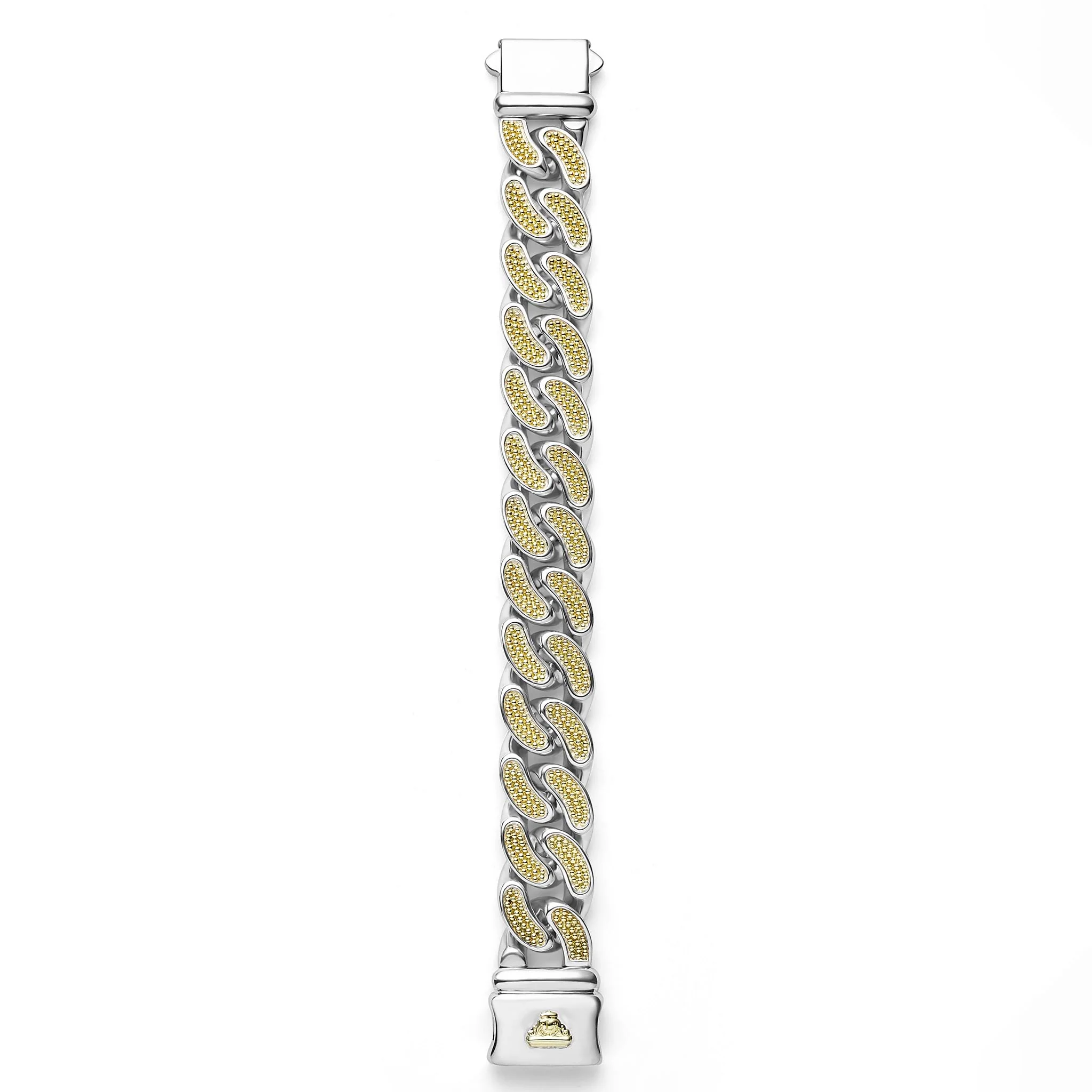 Anthem Two-Tone Curb Link Chain Bracelet | 19mm - Image 5