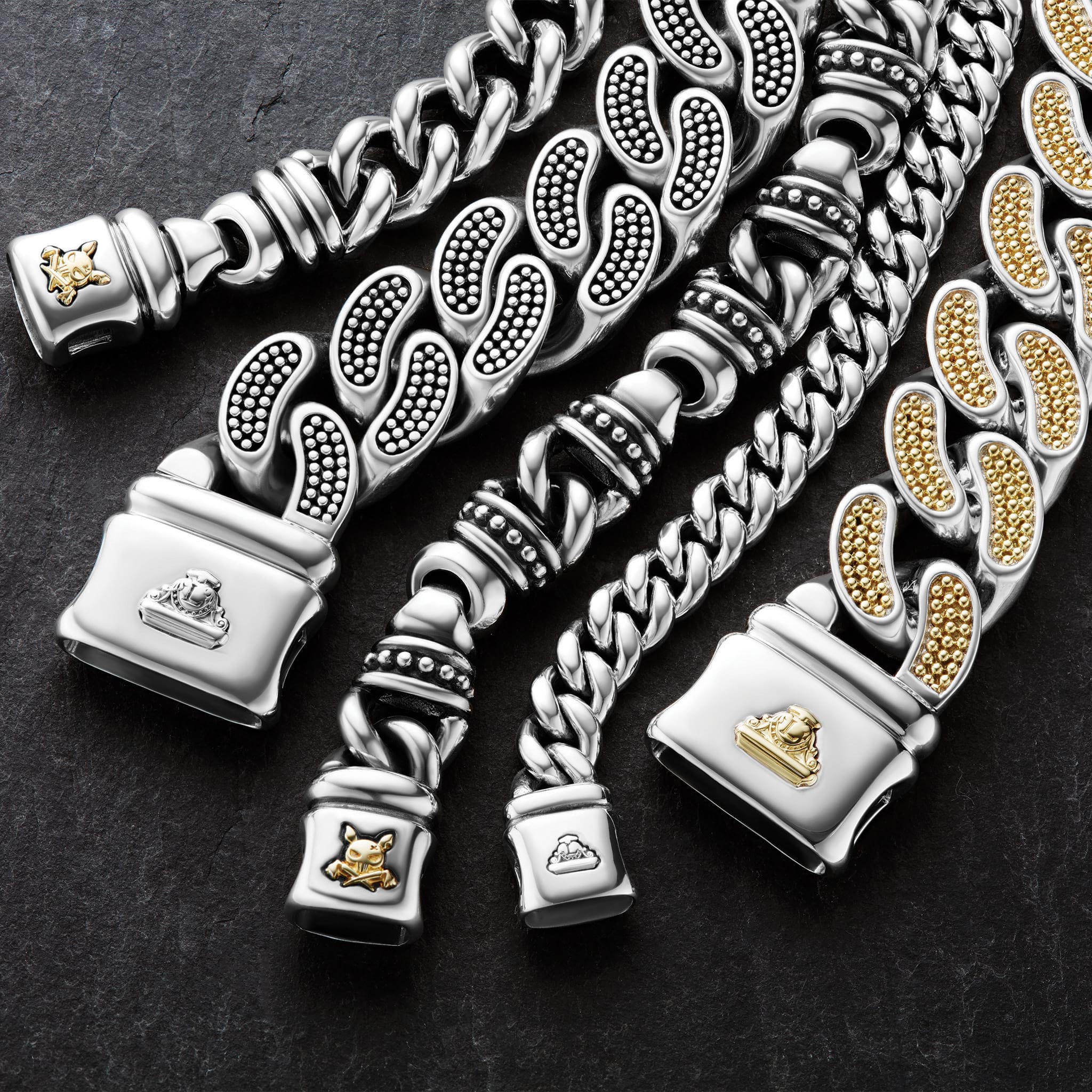 Anthem Two-Tone Curb Link Chain Bracelet | 19mm - Image 6