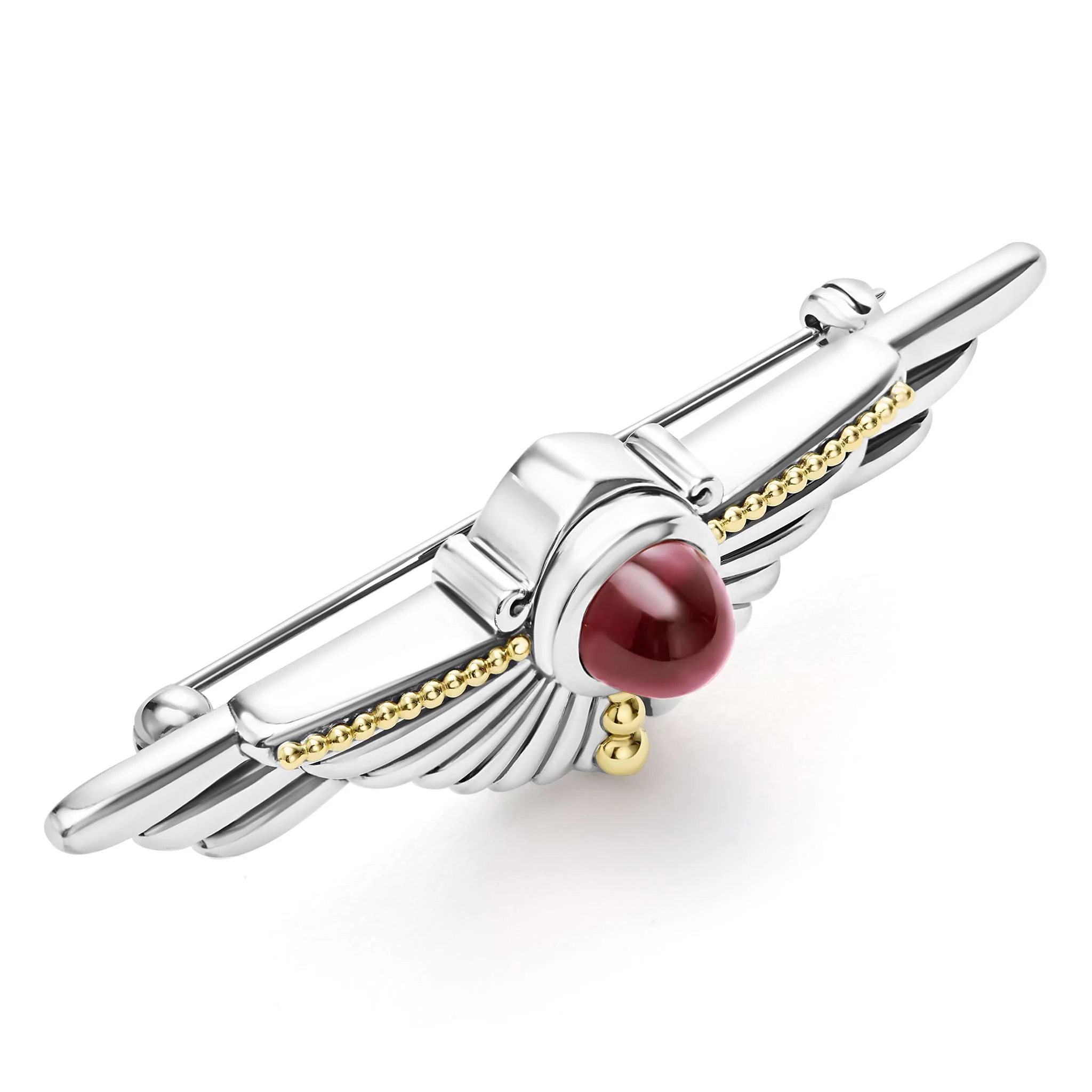 Rhodolite Garnet Wing Pin - Image 3
