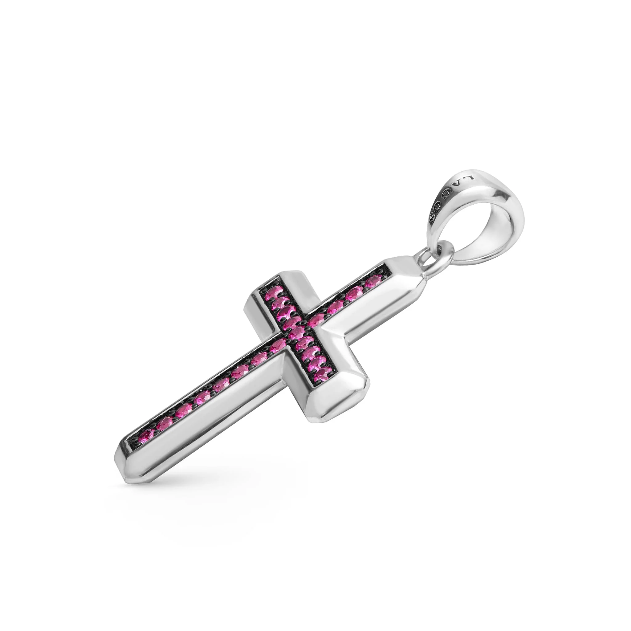 Anthem Sterling Silver & Ruby Cross Amulet - Image 3