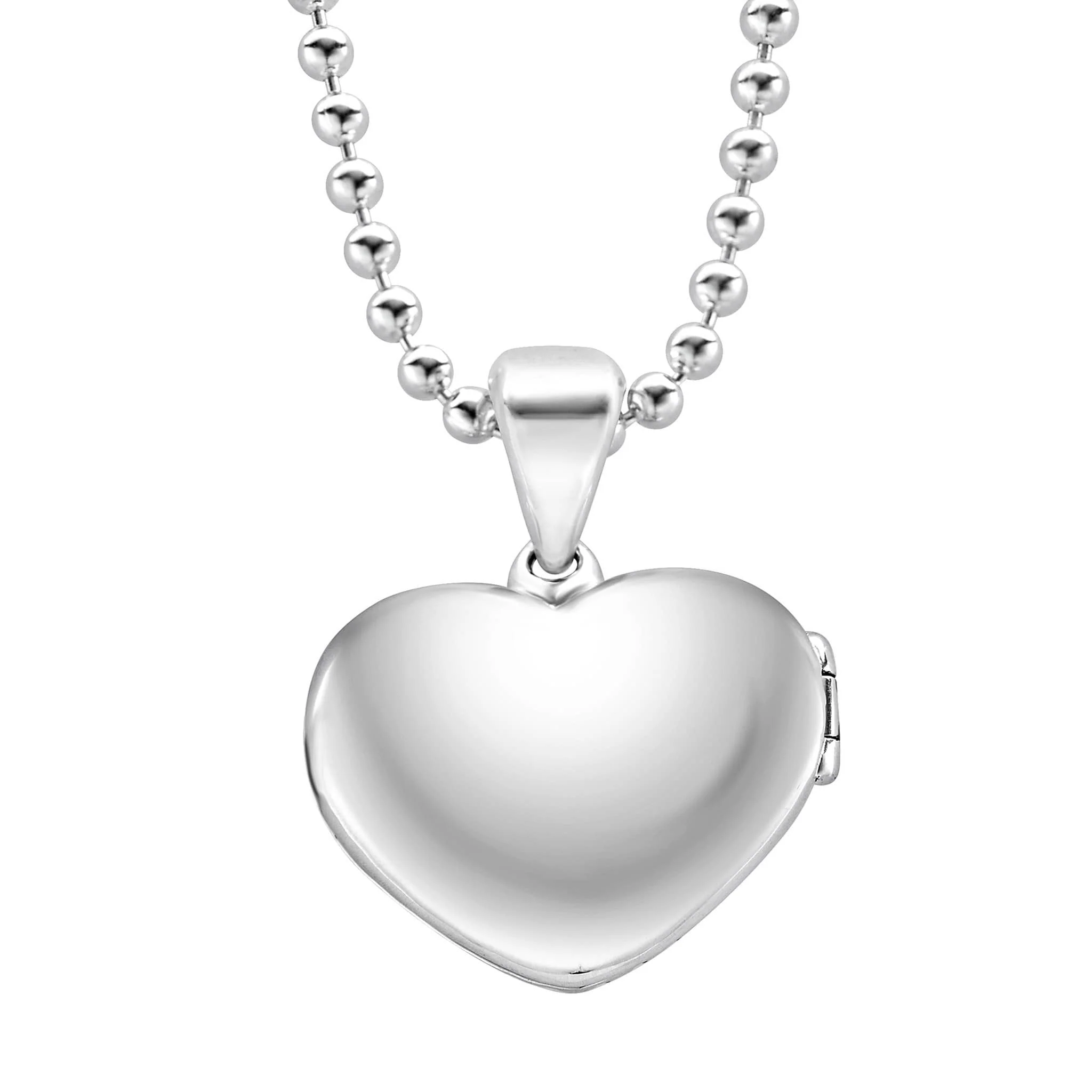 Beloved Fluted Heart Locket Necklace - Image 5