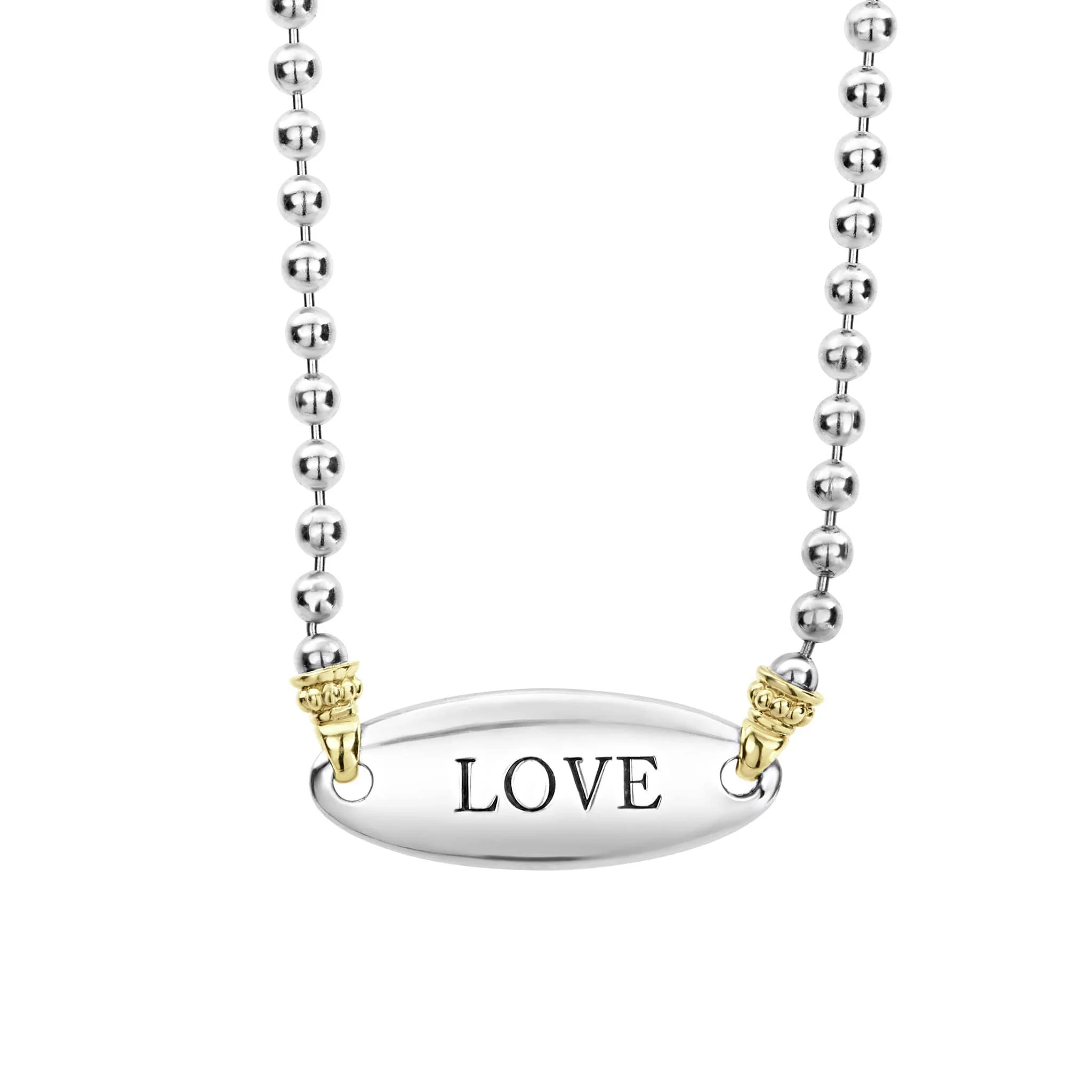 Beloved Oval Plate Necklace - Image 3