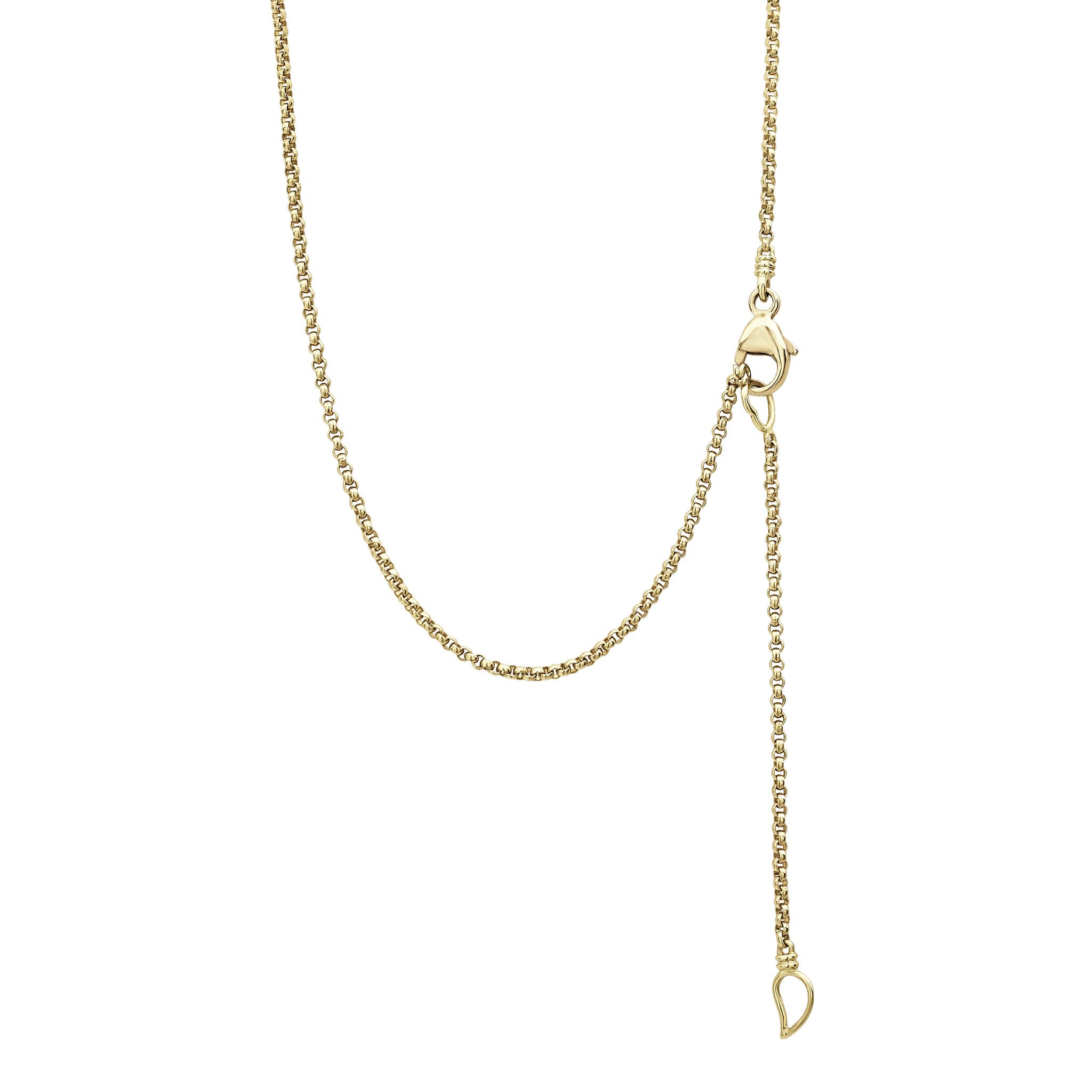 Beloved Two-Tone Diamond Lock Necklace - Image 4