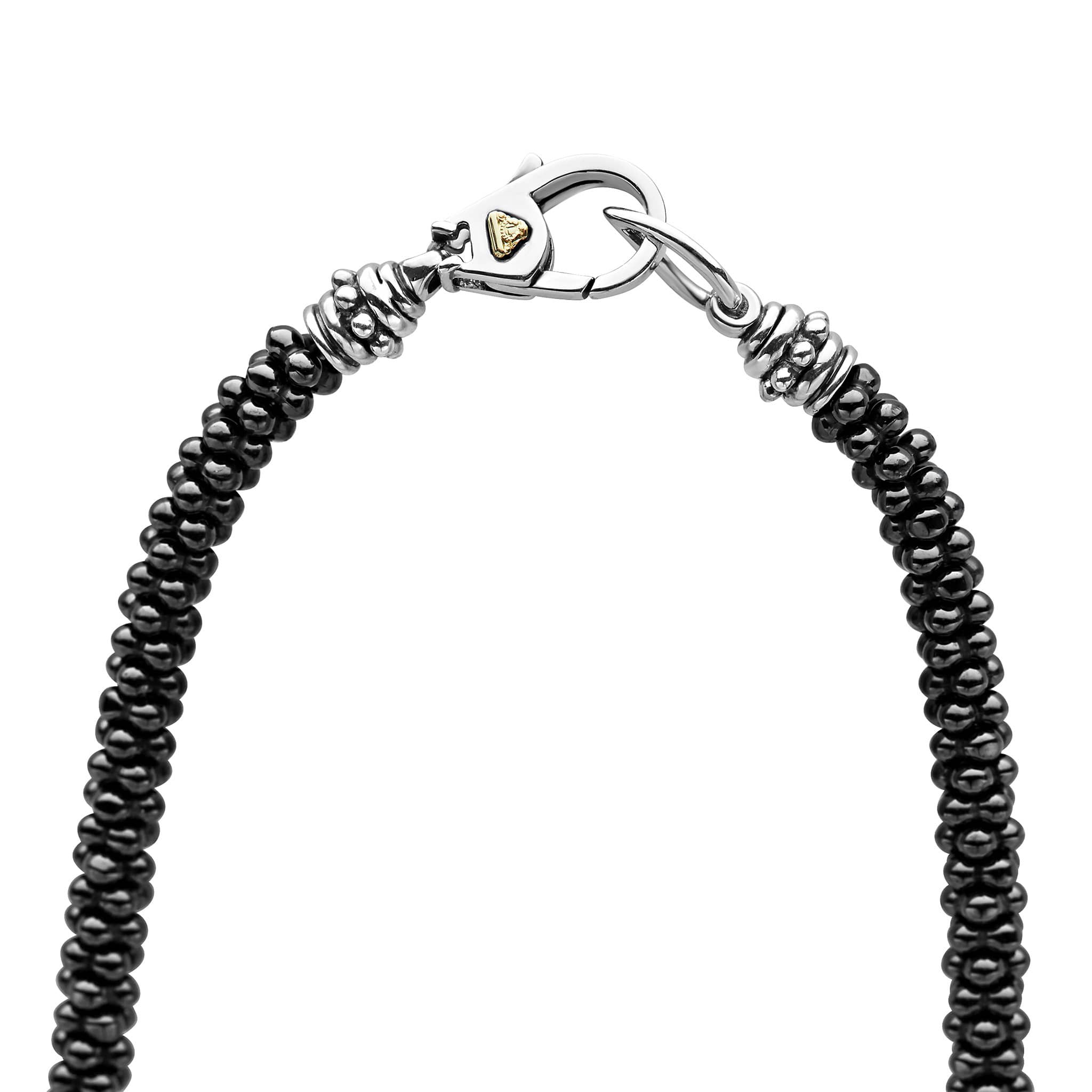 Black Caviar Black Ceramic Beaded Necklace | 5mm - Image 5
