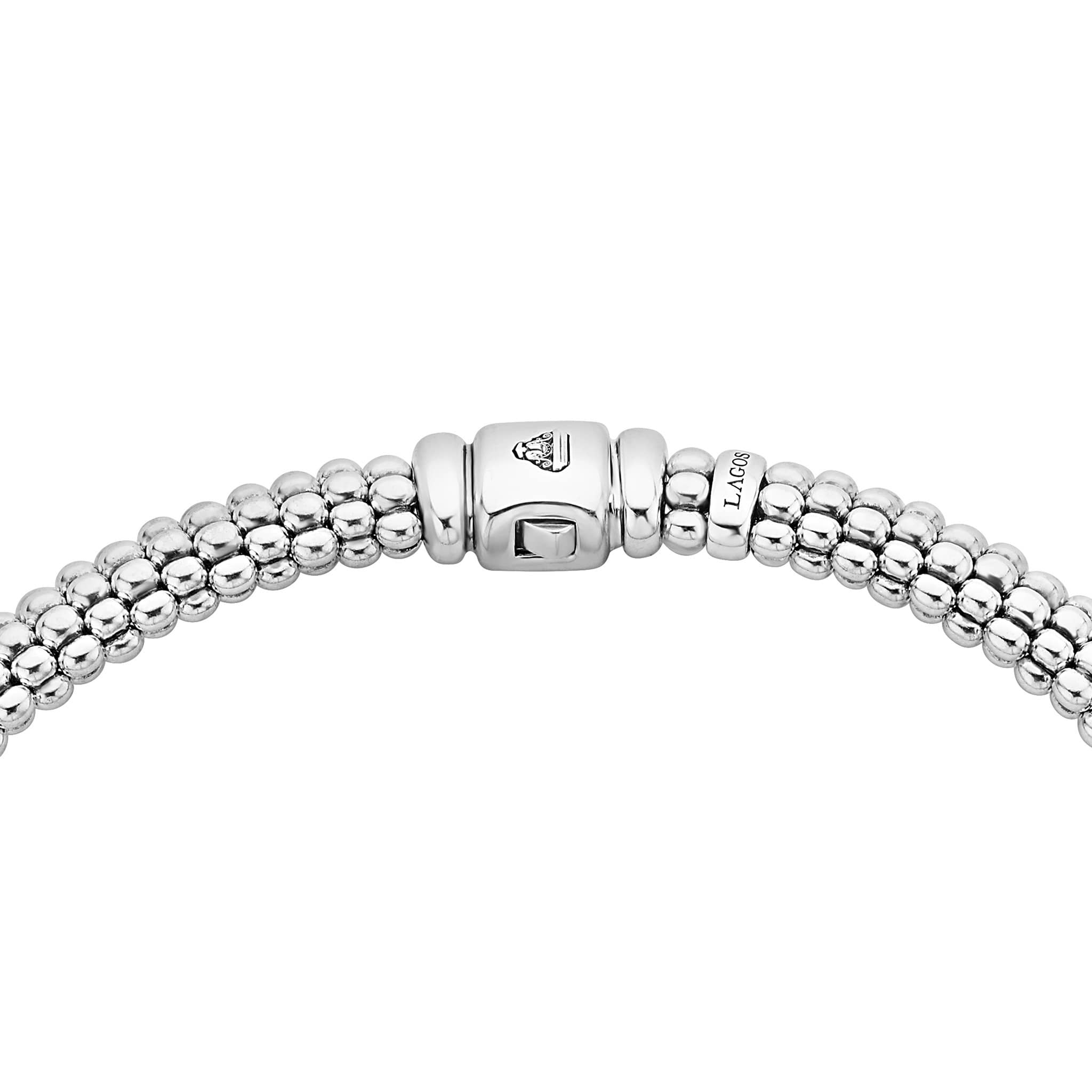 Black Caviar Black Single Station Diamond Caviar Necklace - Image 5