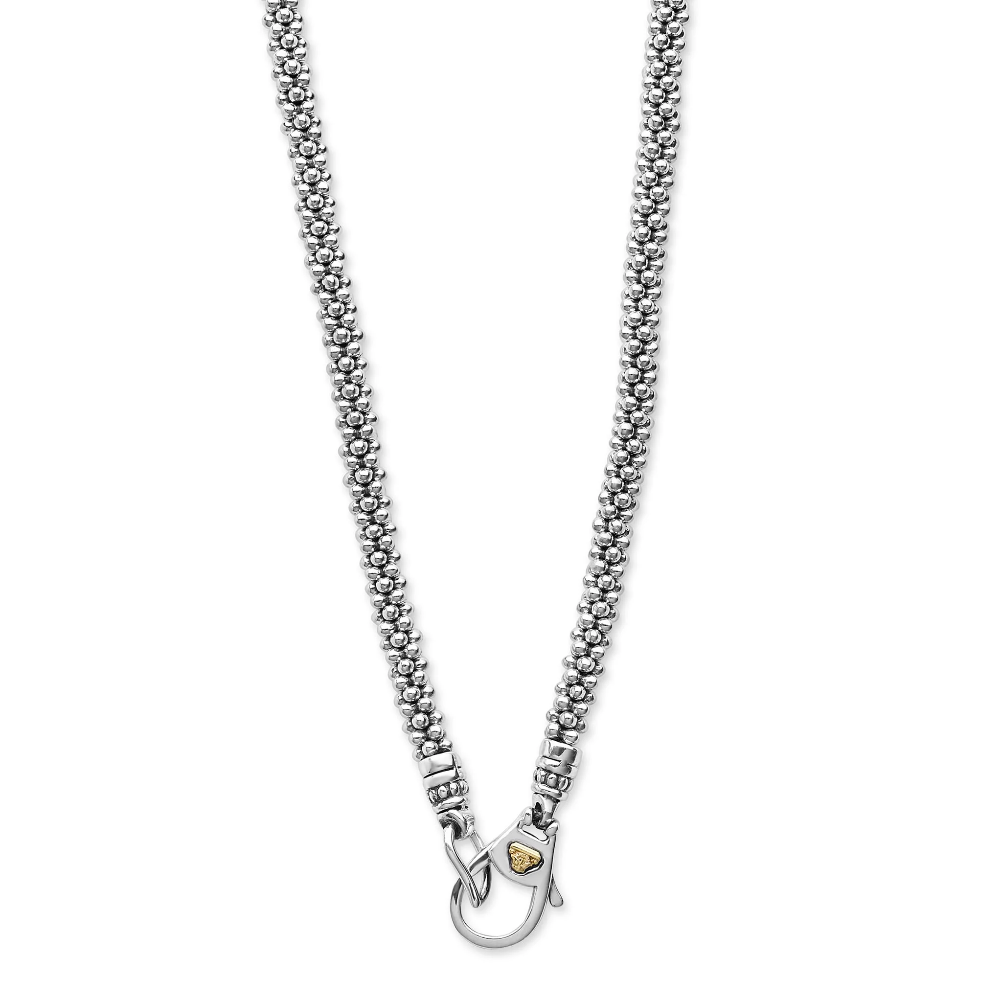 Black Caviar Two-Tone Black Ceramic Caviar Diamond Necklace - Image 5