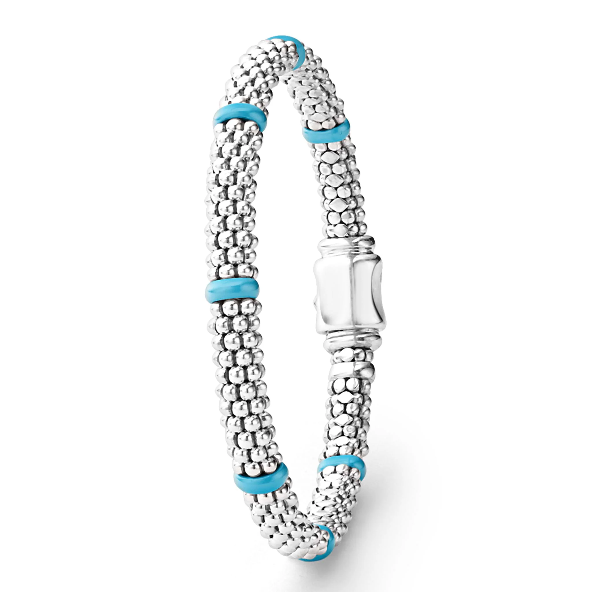 Blue Caviar Blue Ceramic Station Caviar Bracelet | 6mm - Image 3