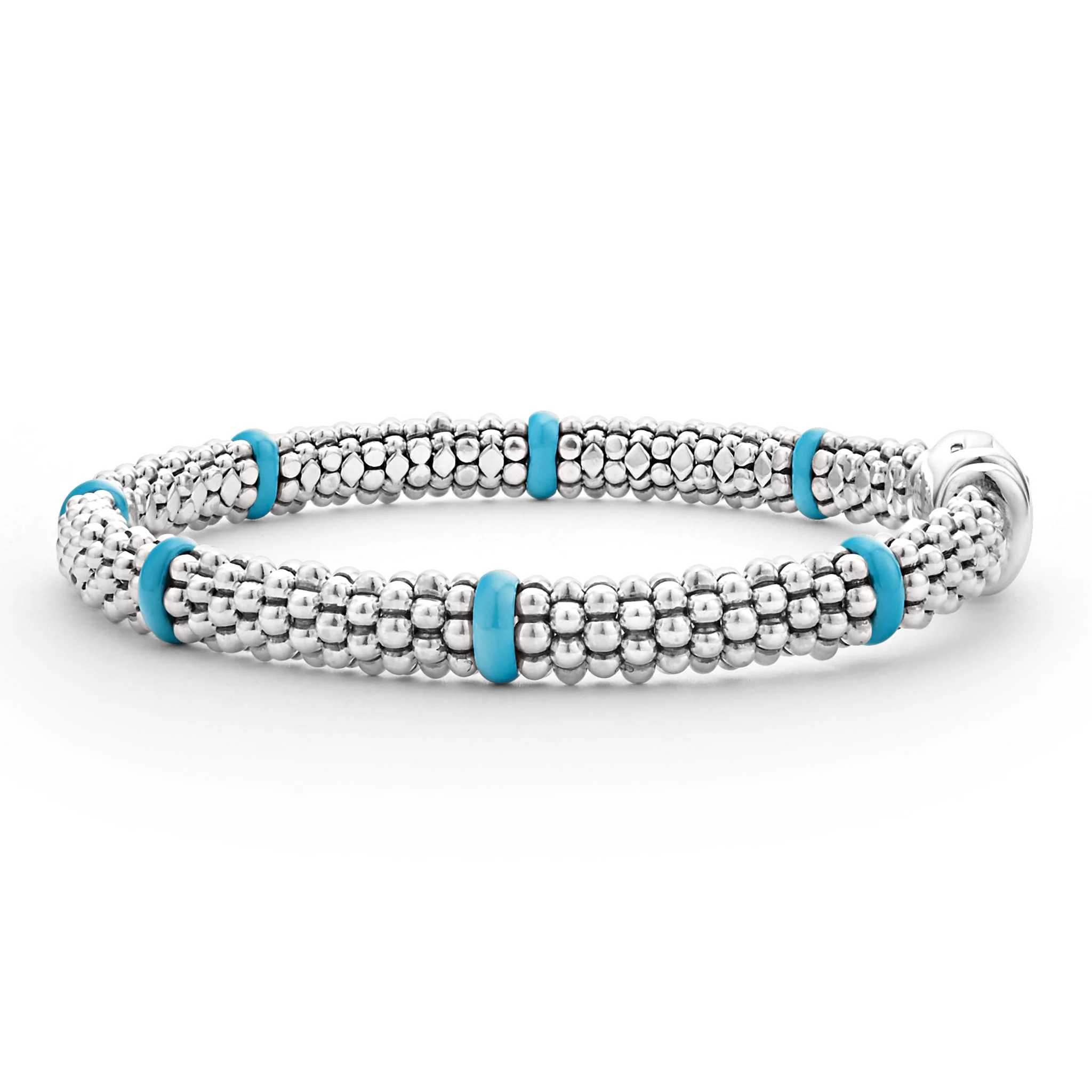 Blue Caviar Blue Ceramic Station Caviar Bracelet | 6mm - Image 4
