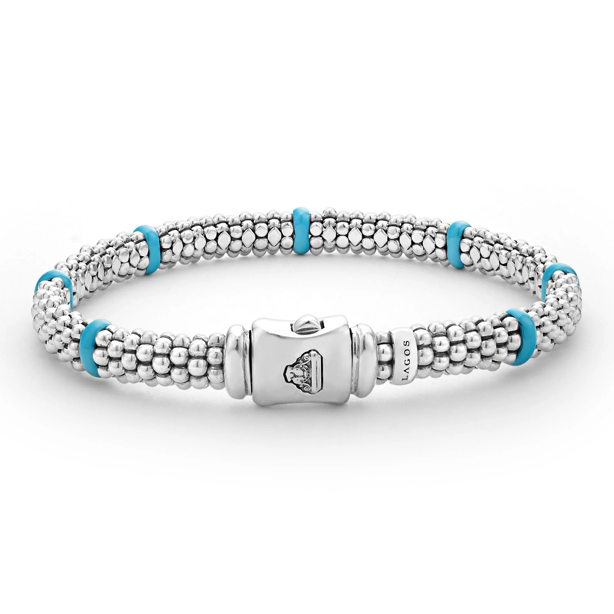 Blue Caviar Blue Ceramic Station Caviar Bracelet | 6mm - Image 5