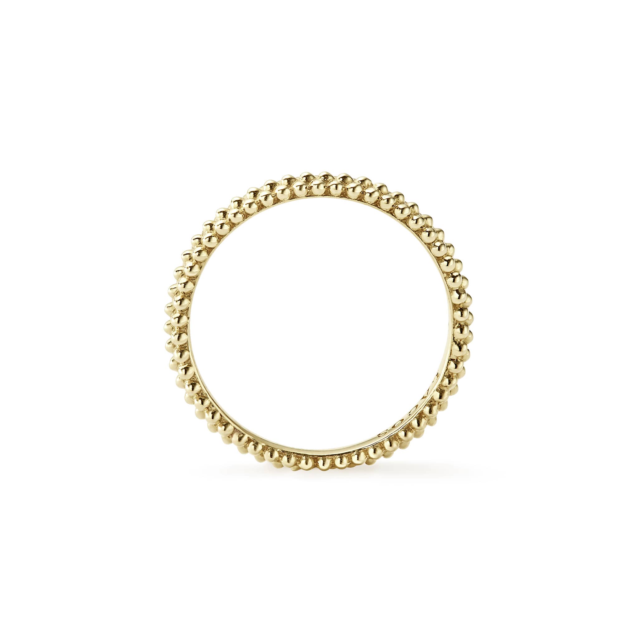 Caviar Gold 18K Gold Caviar Stacking Ring - Image 5