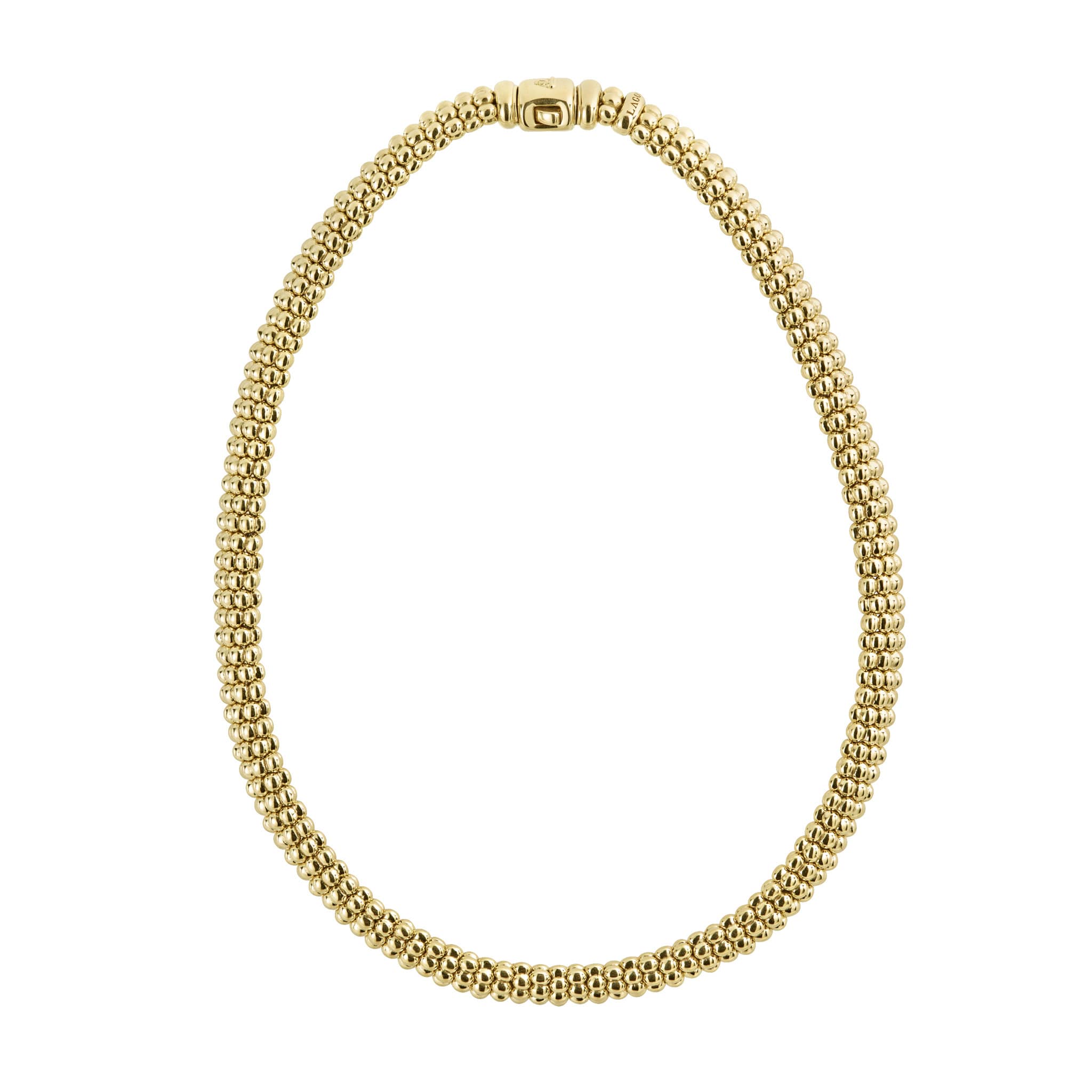 Caviar Gold 18K Gold Caviar Necklace | 9mm - Image 3