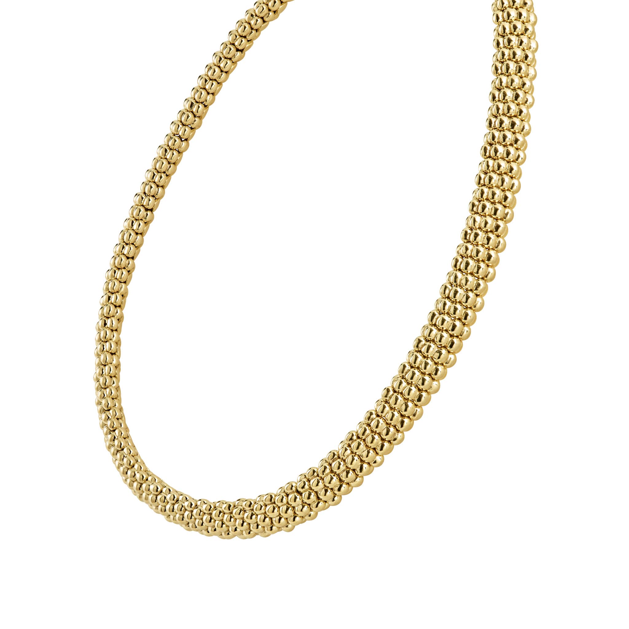 Caviar Gold 18K Gold Caviar Necklace | 9mm - Image 5
