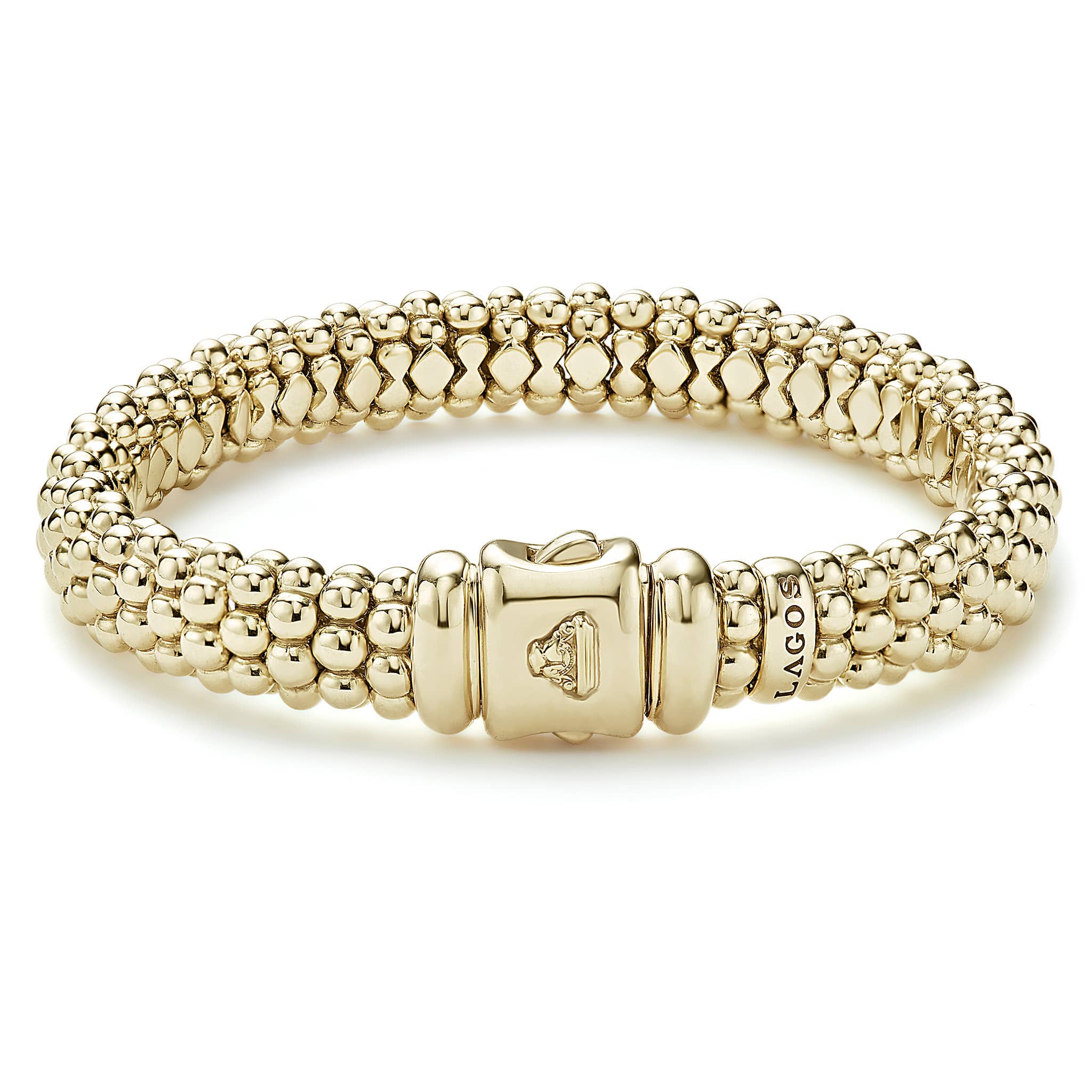 Caviar Gold 18K Gold Caviar Bracelet | 9mm - Image 4